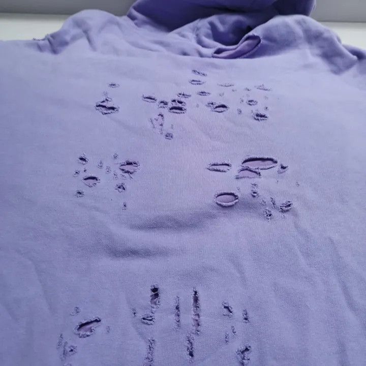 Balenciaga Balenciaga SS22 Purple Hooded Sweatshirt 0079-2507 Size US M / EU 48-50 / 2 - 9 Thumbnail