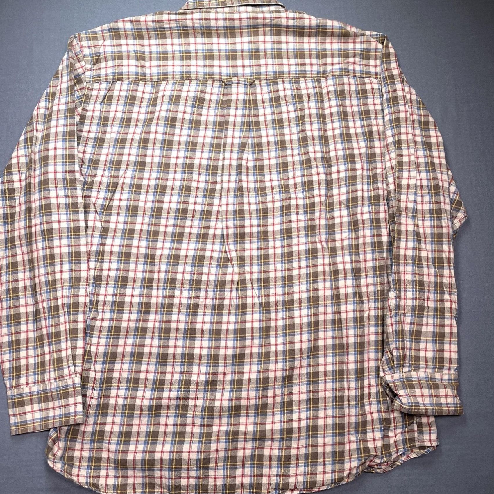 Pendleton Pendleton Shirt Mens Large Multicolor Plaid Long Sleeve Button-Up Pima Wool Size US L / EU 52-54 / 3 - 4 Thumbnail