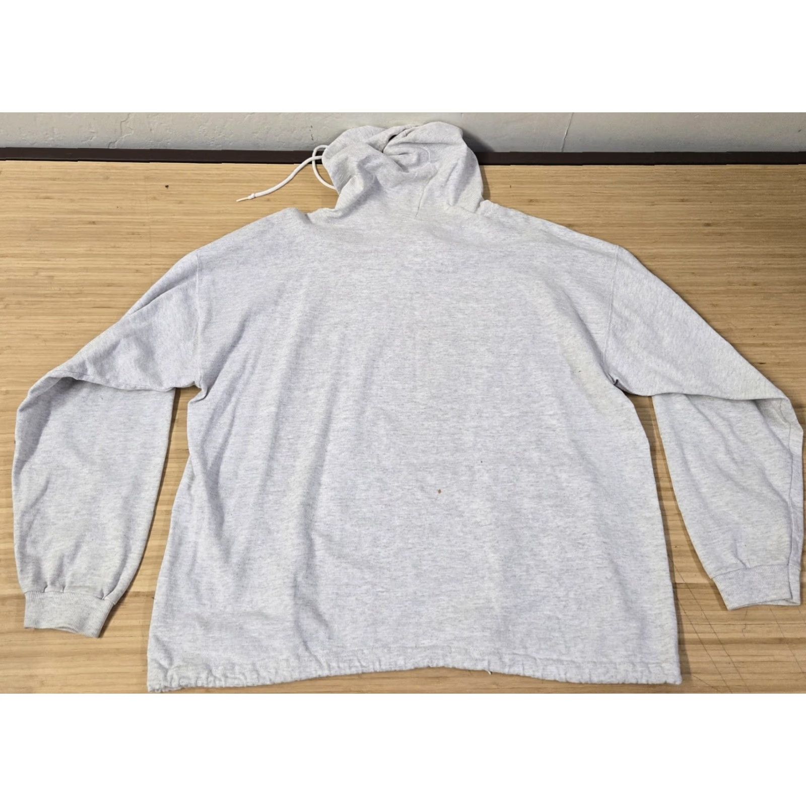 Lee VINTAGE Lee Hoodie Mens XL Gray Pullover Heavyweight Made USA Drawstring 90s Size US XL / EU 56 / 4 - 6 Thumbnail