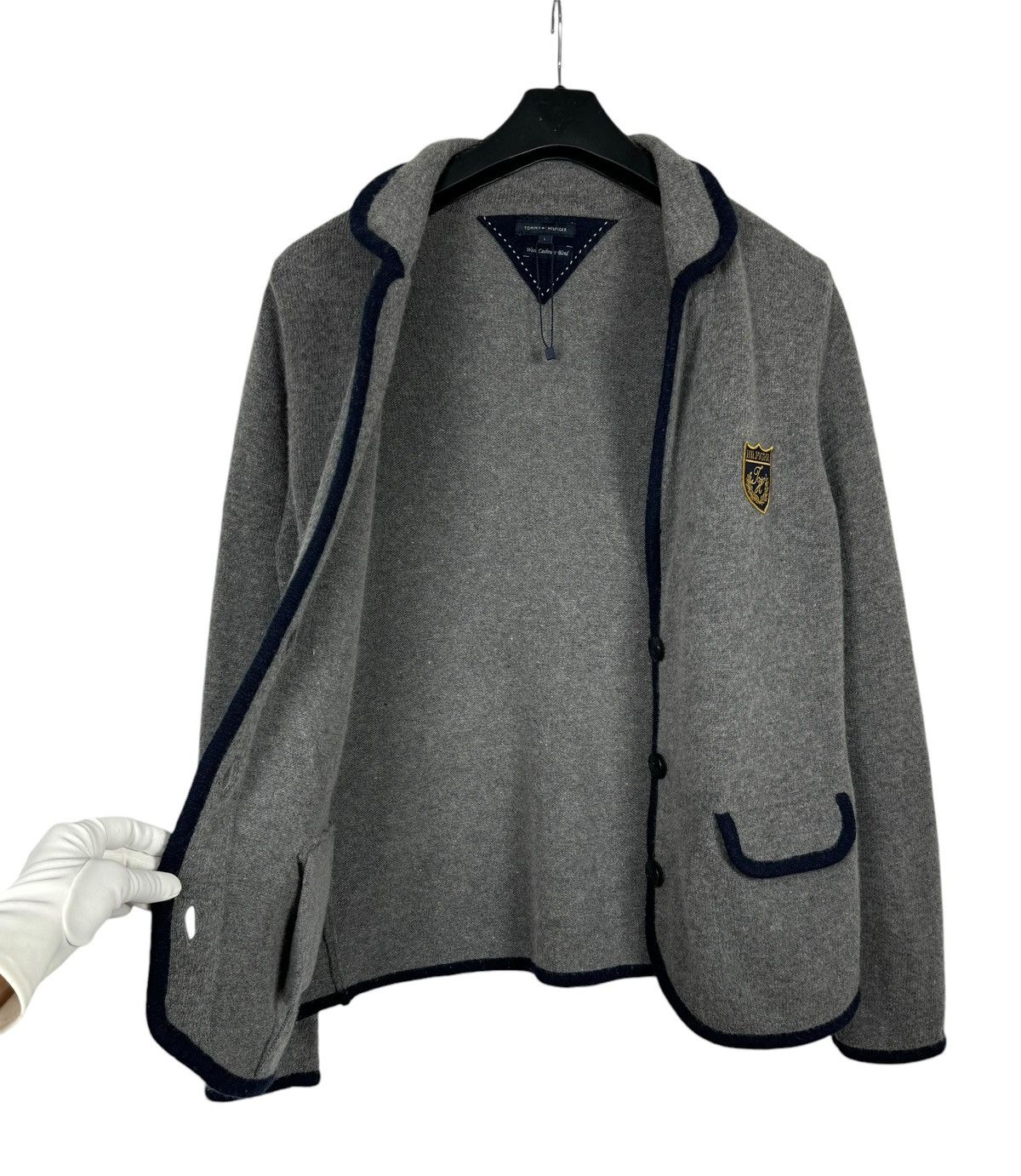 Tommy Hilfiger Tommy Hilfiger Wool-Cashmere Club Blazer size L Size L / US 10 / IT 46 - 10 Thumbnail