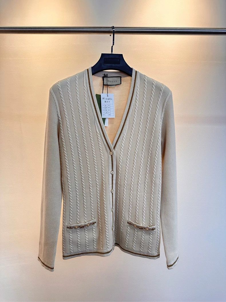 Gucci Gucci V-Neck Long Sleeve Cardigan Size US XS / EU 42 / 0 - 1 Thumbnail