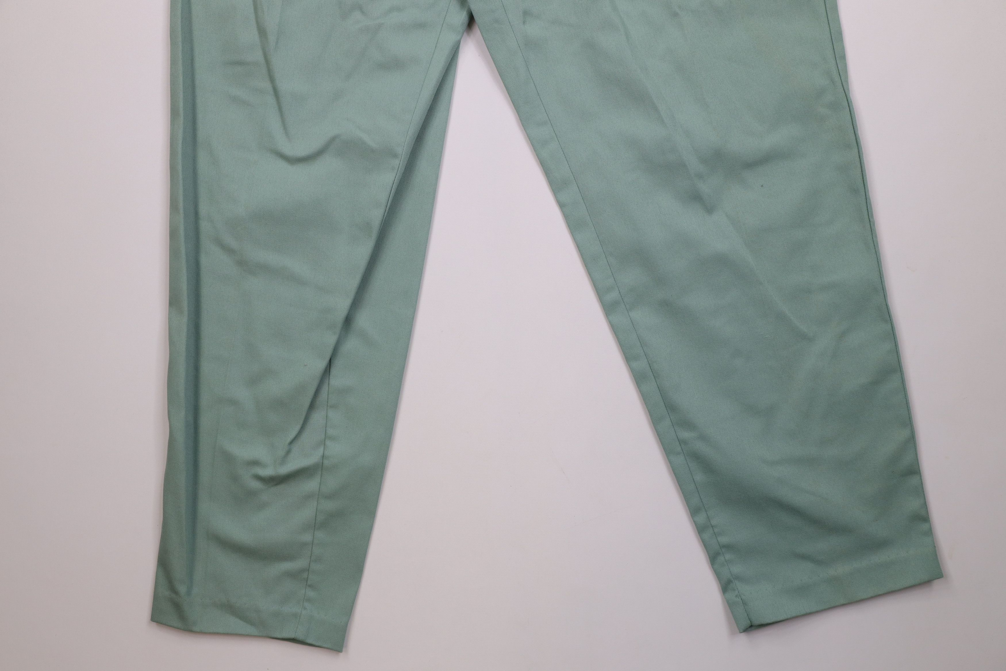 Vintage Deadstock Vintage 90s Streetwear Fit Tapered Leg Pants Green Size 40" / US 18 - 4 Thumbnail