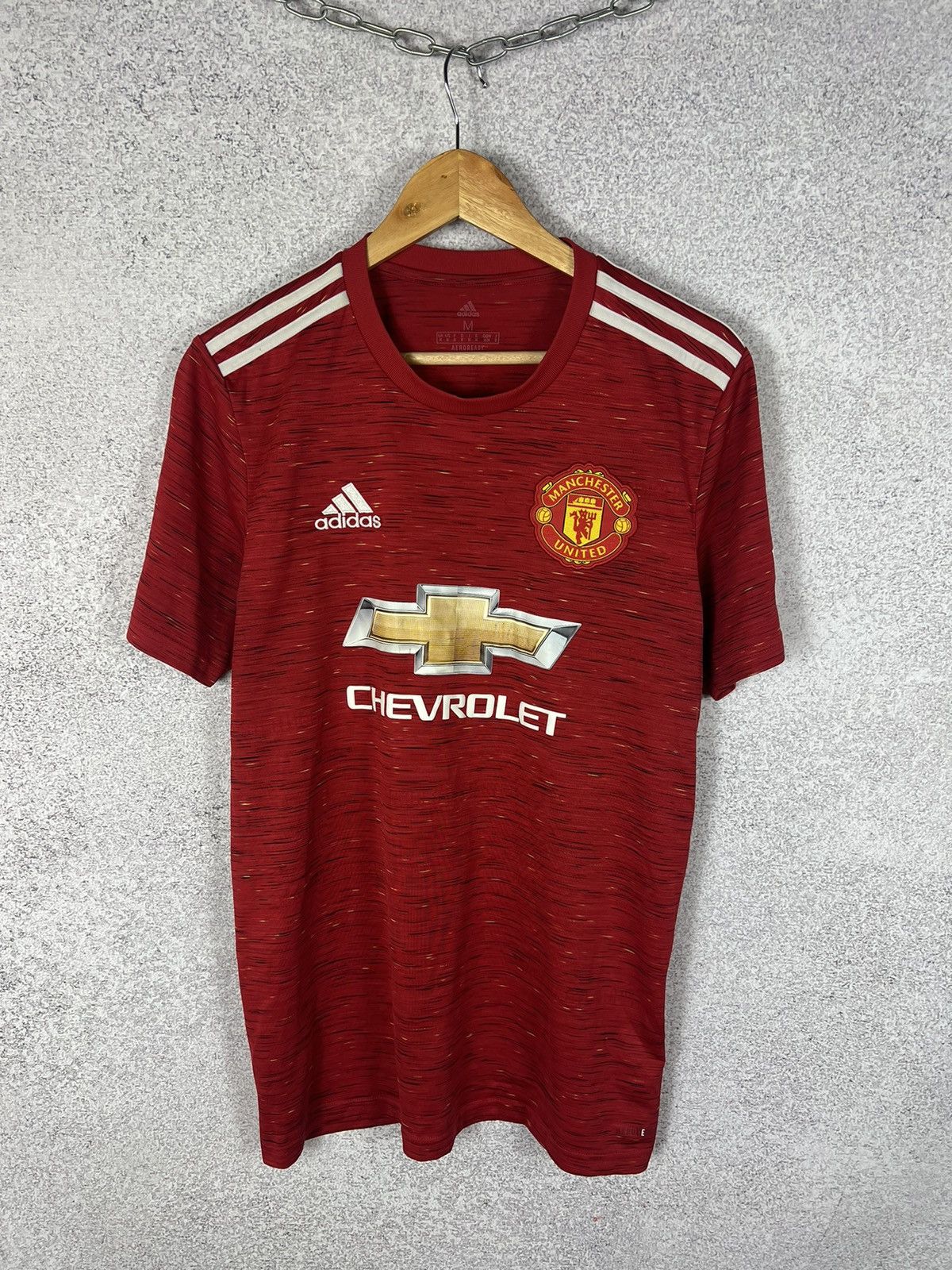 Adidas Adidas Manchester United 2020 2021 Home Soccer Jersey Shirt Size US M / EU 48-50 / 2 - 1 Thumbnail