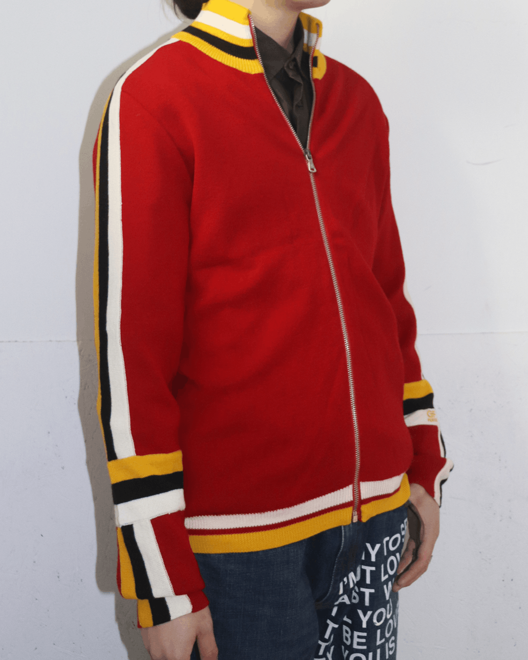 Gianfranco Ferre Gianfranco Ferré Color-Block Knit Zip Up Size US L / EU 52-54 / 3 - 4 Thumbnail