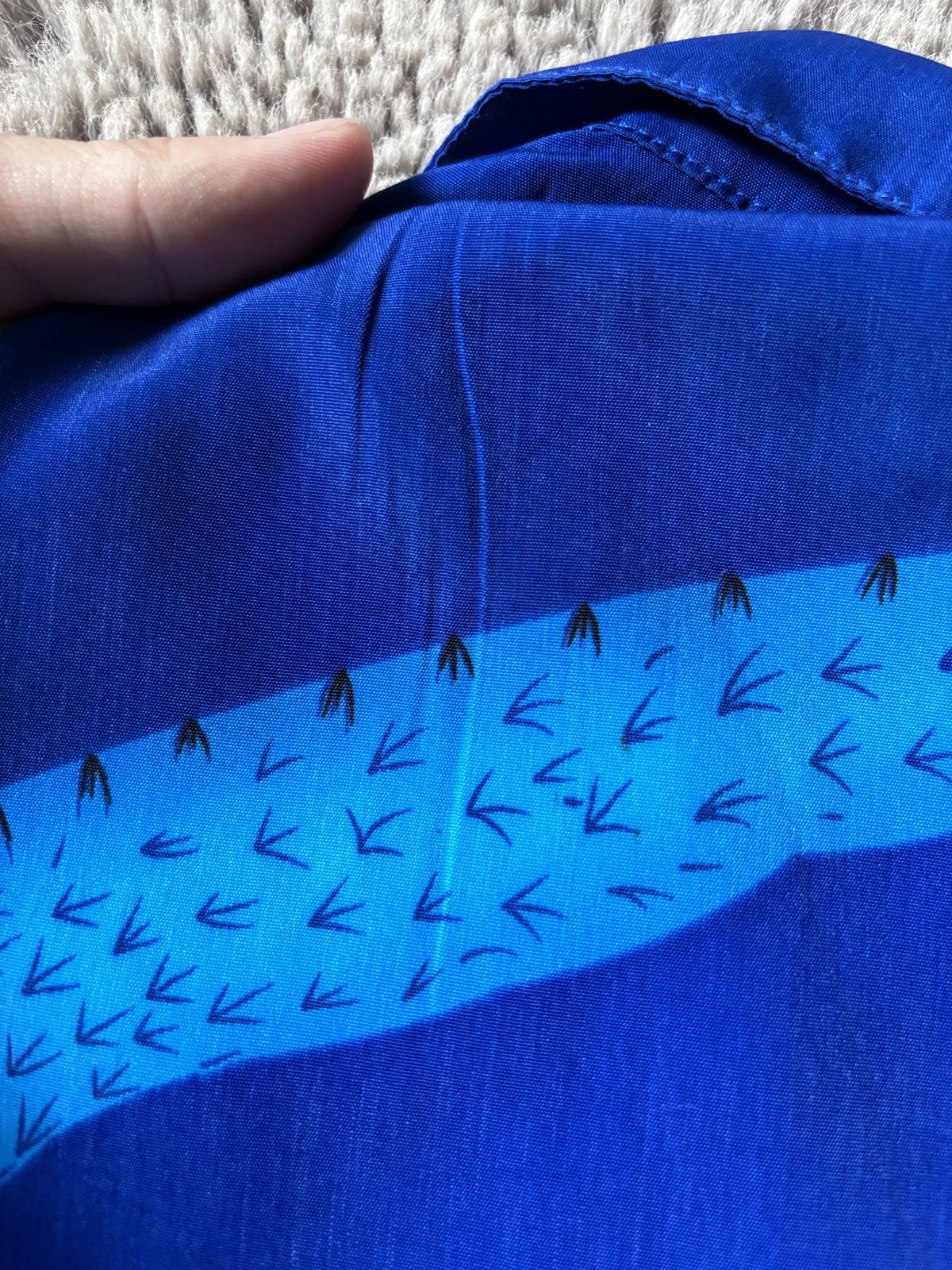 Japanese Brand × Vintage Fuhua Japanese Dragon Blue short sleeve shirt Size US M / EU 48-50 / 2 - 6 Thumbnail