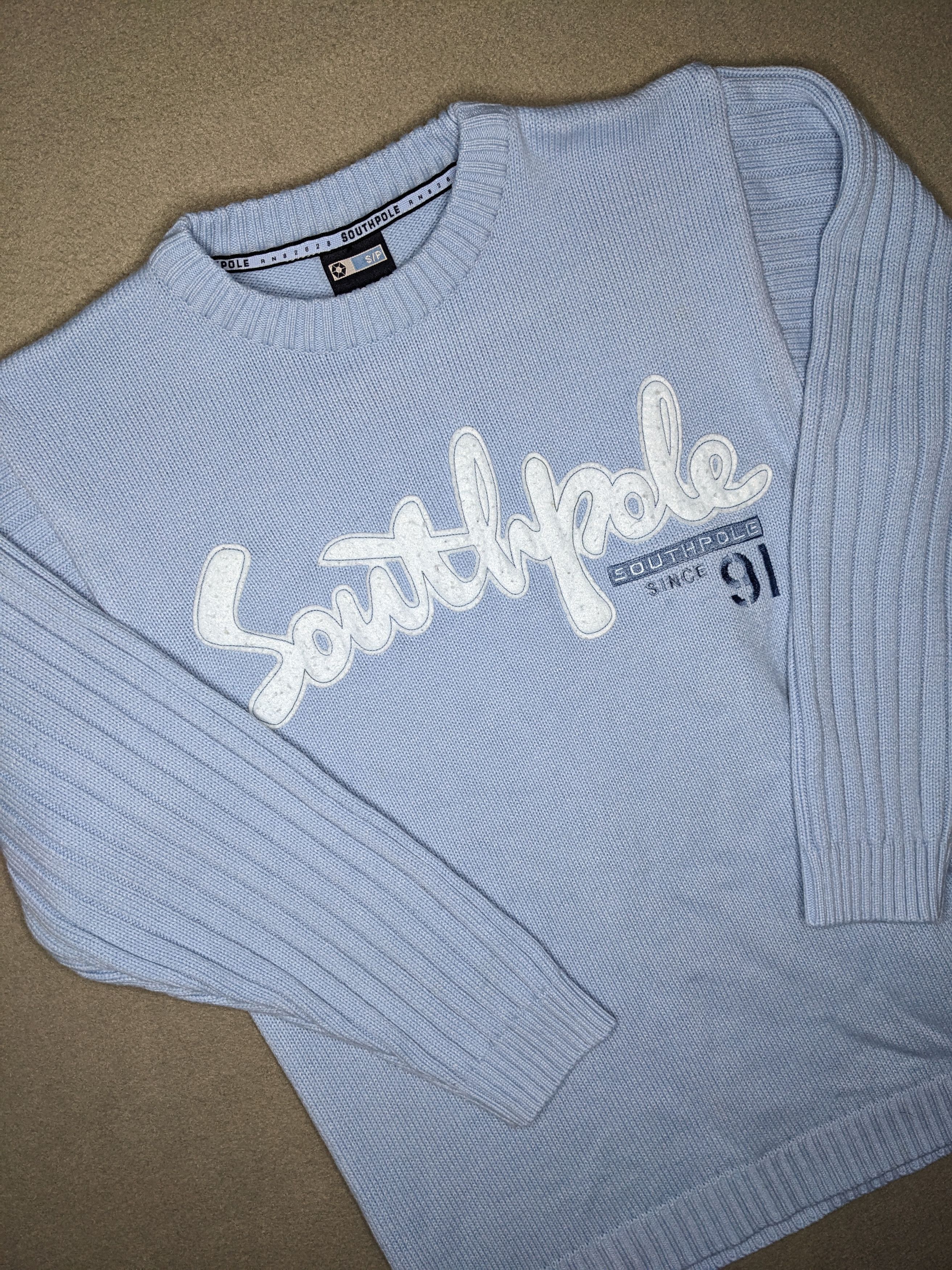 Southpole VINTAGE Southpole Y2K Knit Sweater Ribbed Acrylic Small Size US S / EU 44-46 / 1 - 1 Thumbnail