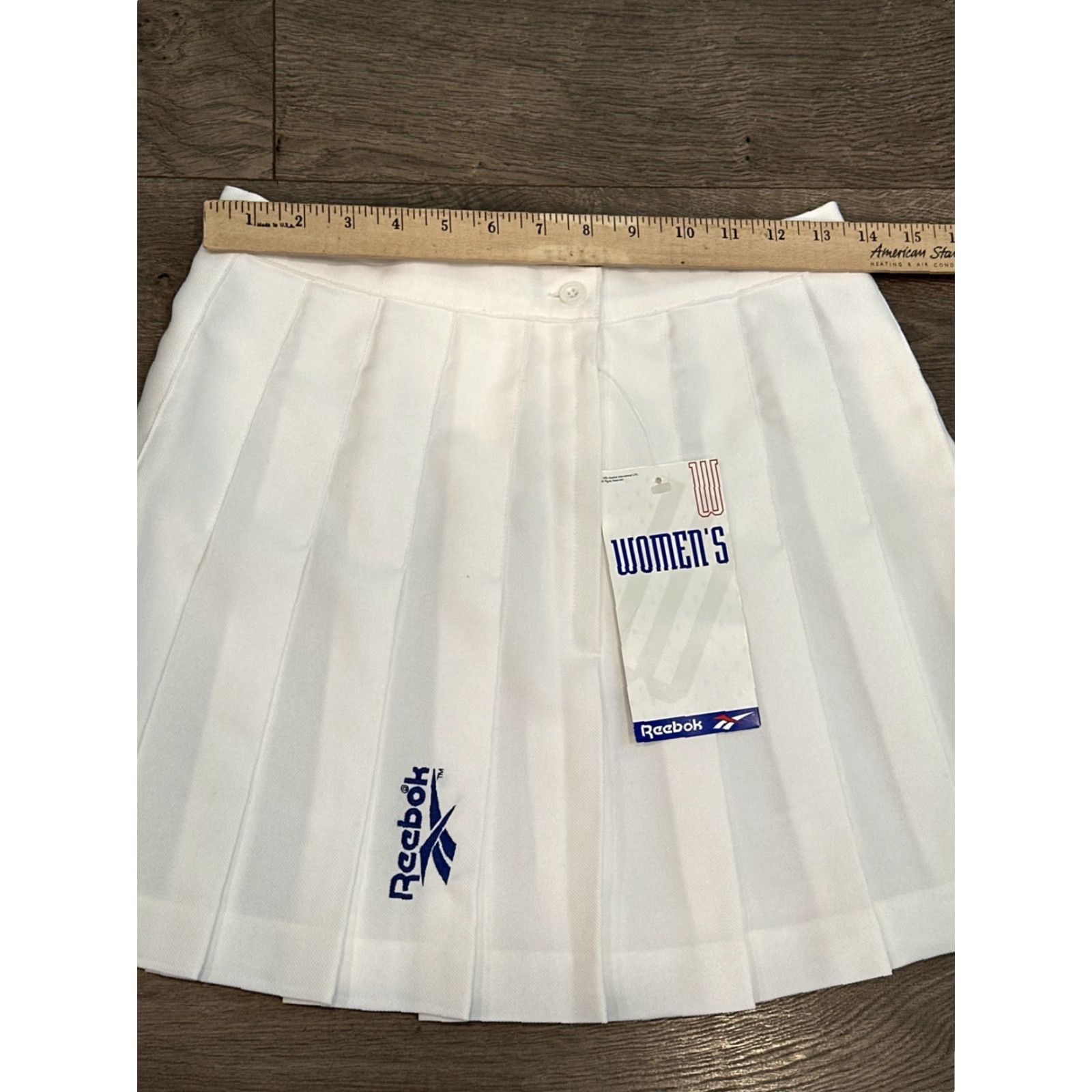 Reebok VINTAGE 90s Reebok Midi Skirt Size 10 White Women's Athletic Tennis Deadstock Size 32" / US 10 / IT 46 - 3 Thumbnail