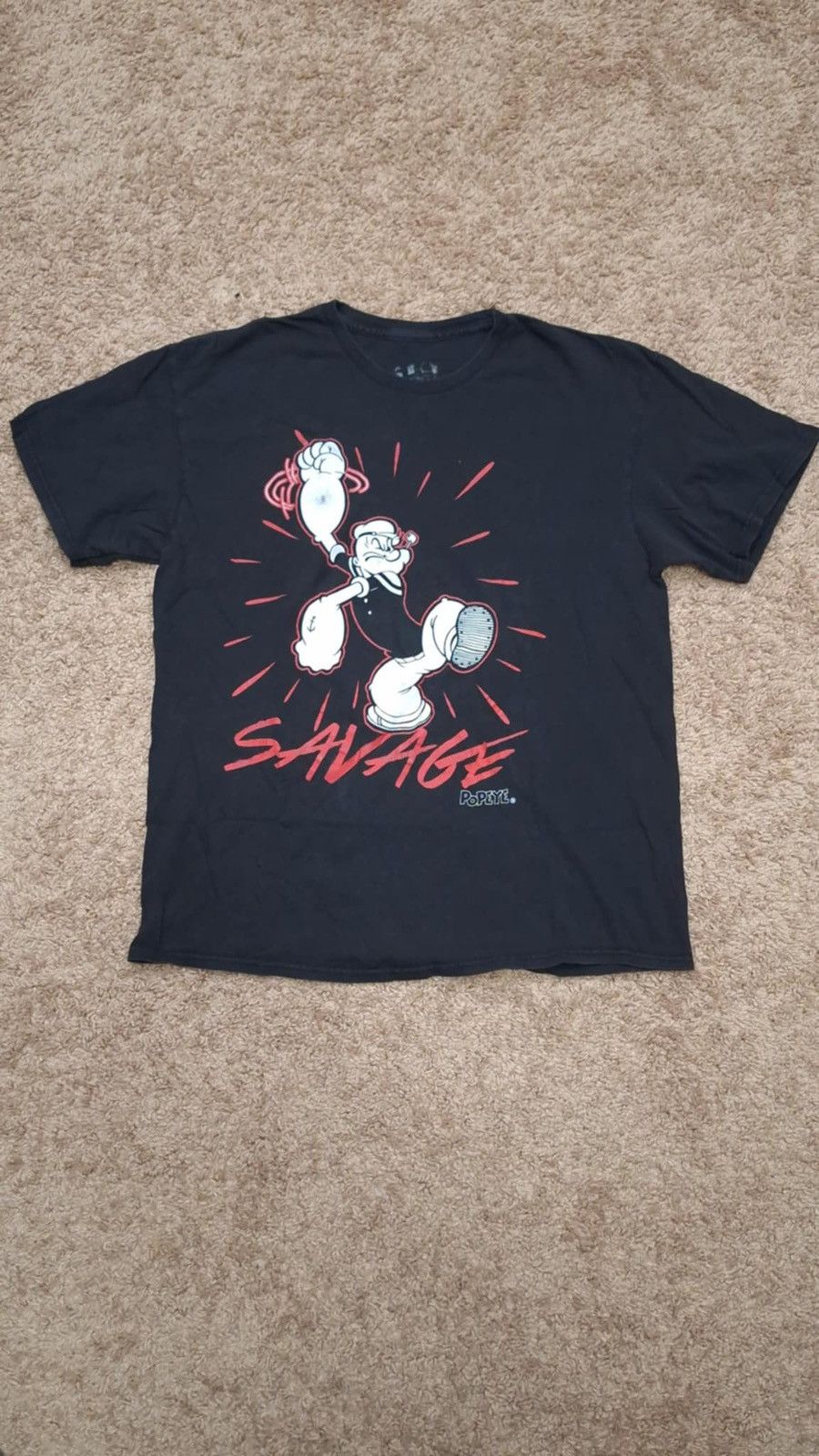 Other Popeye the sailor man savage black t-shirt Size US M / EU 48-50 / 2 - 1 Thumbnail