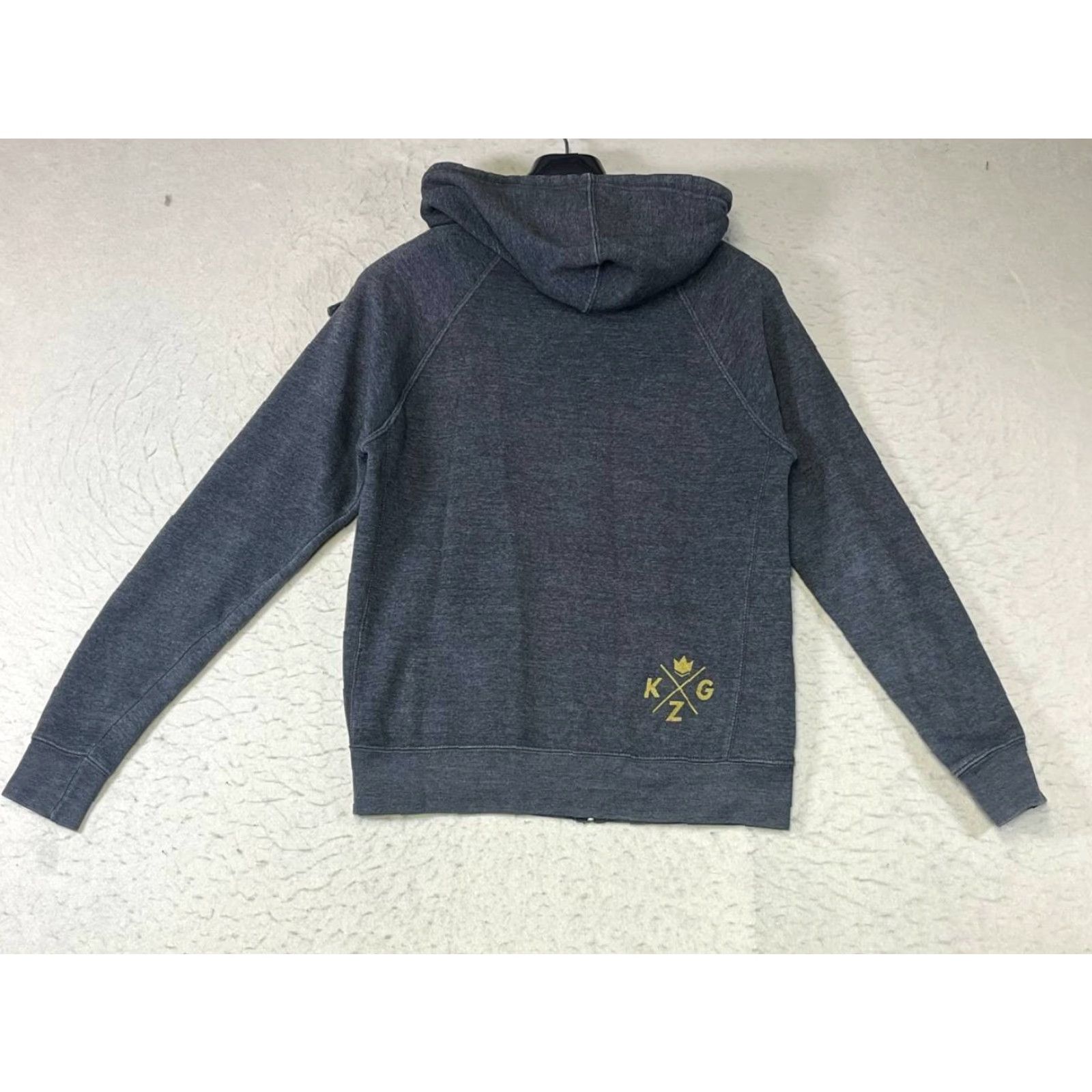 Vintage Kingz Kimonos Hoodie Adult Gray Long Sleeve BJJ Jiujitsu Zip Up Hooded Mens Size S Size US S / EU 44-46 / 1 - 2 Thumbnail