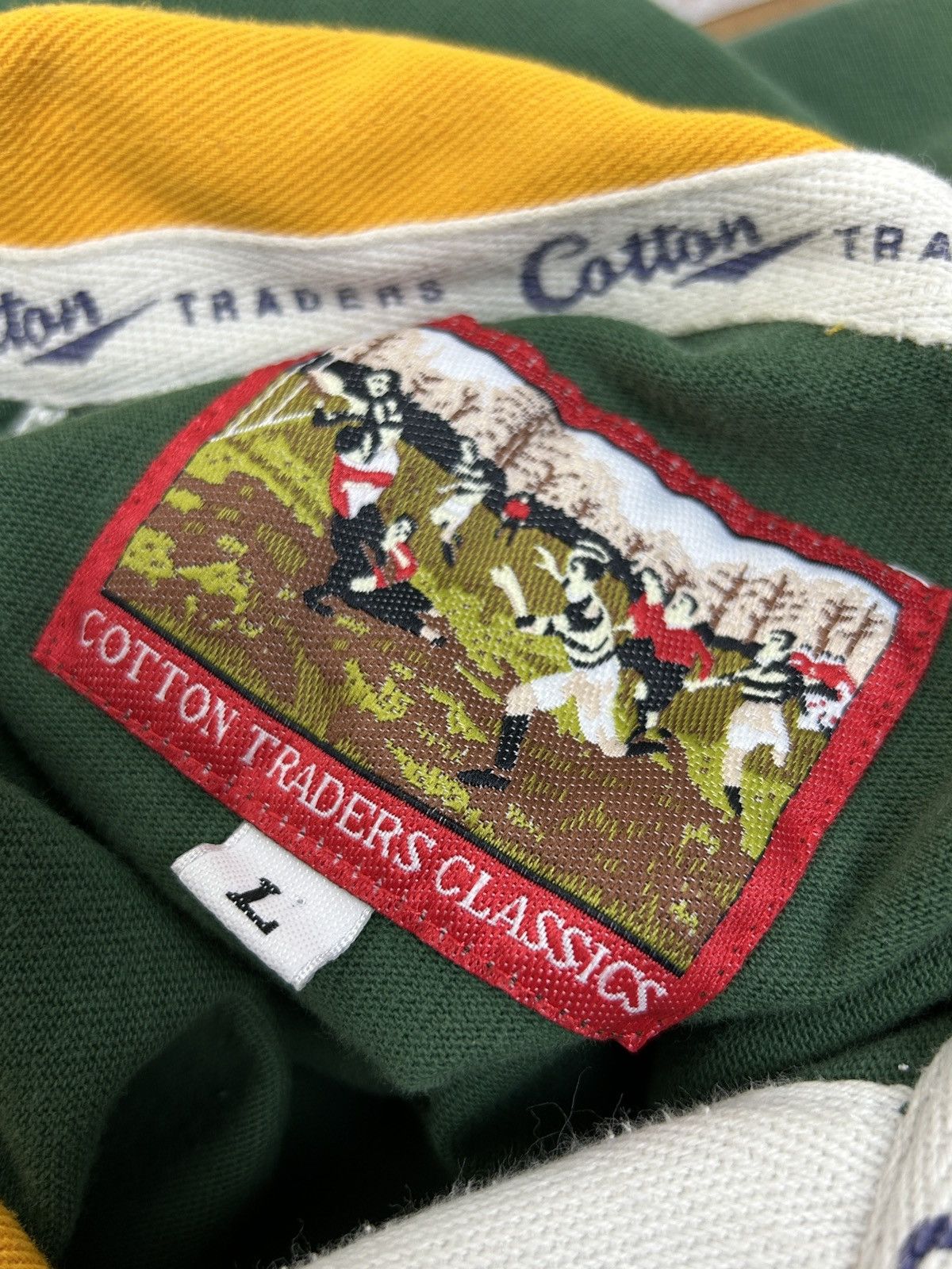 Cotton Traders 90s Vintage South Africa Springbooks Rugby Jersey Shirt Size US L / EU 52-54 / 3 - 9 Thumbnail