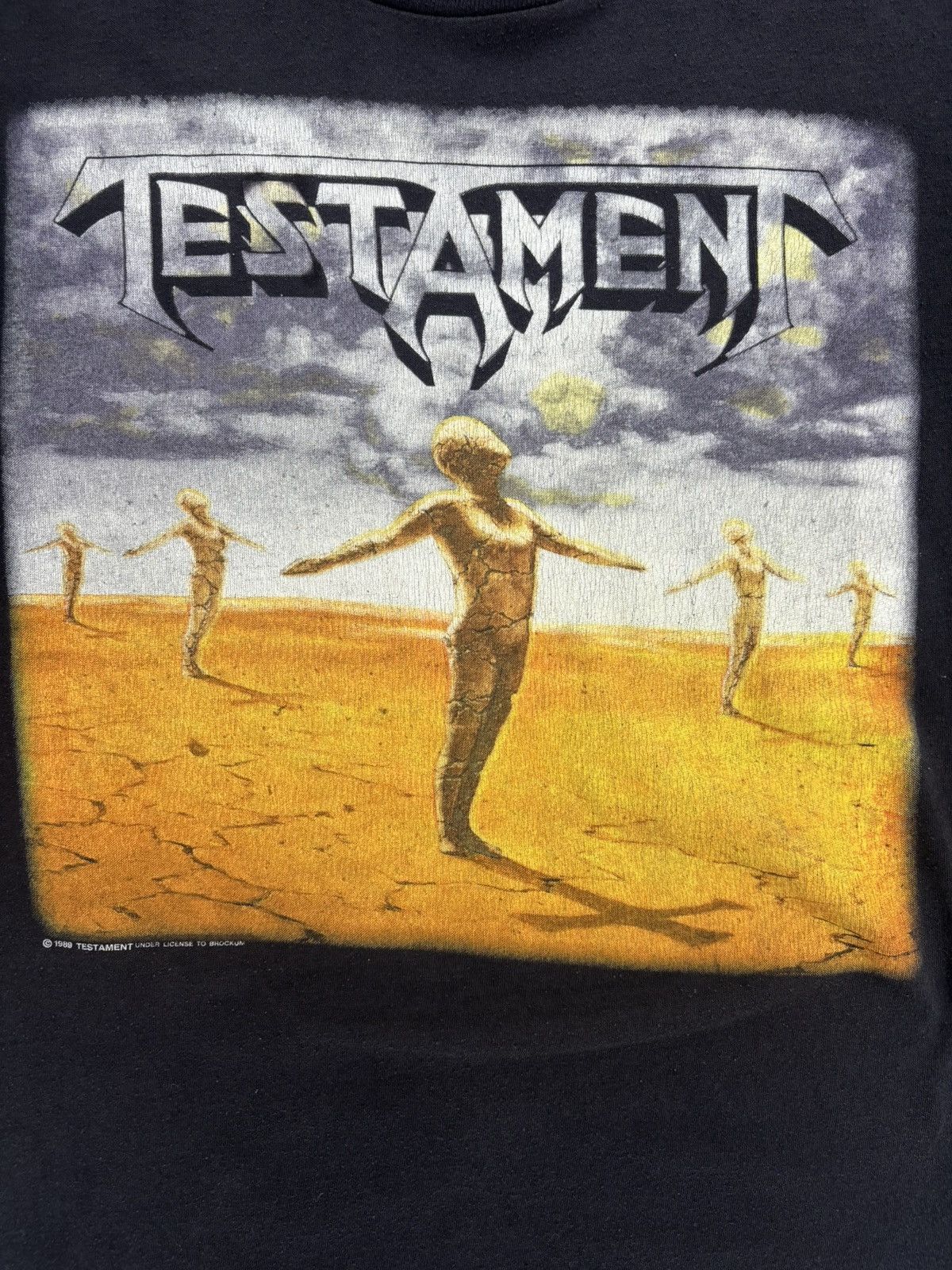 Band Tees Vintage 1989 Testament Metal T Shirt Size US L / EU 52-54 / 3 - 3 Thumbnail