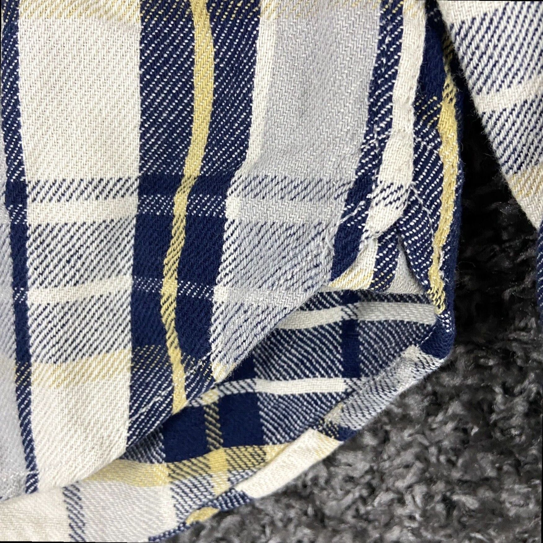 Lucky Brand Lucky Brand Multicolor Plaid Flannel Button-Up Shirt Womens Small California Size S / US 4 / IT 40 - 2 Thumbnail