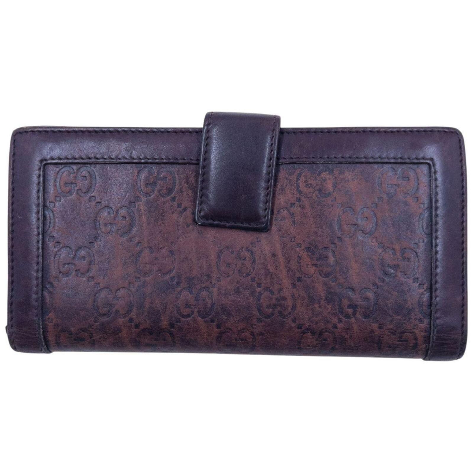 Gucci Vintage 2000s Gucci Monogram Leather Purse Size ONE SIZE - 3 Thumbnail