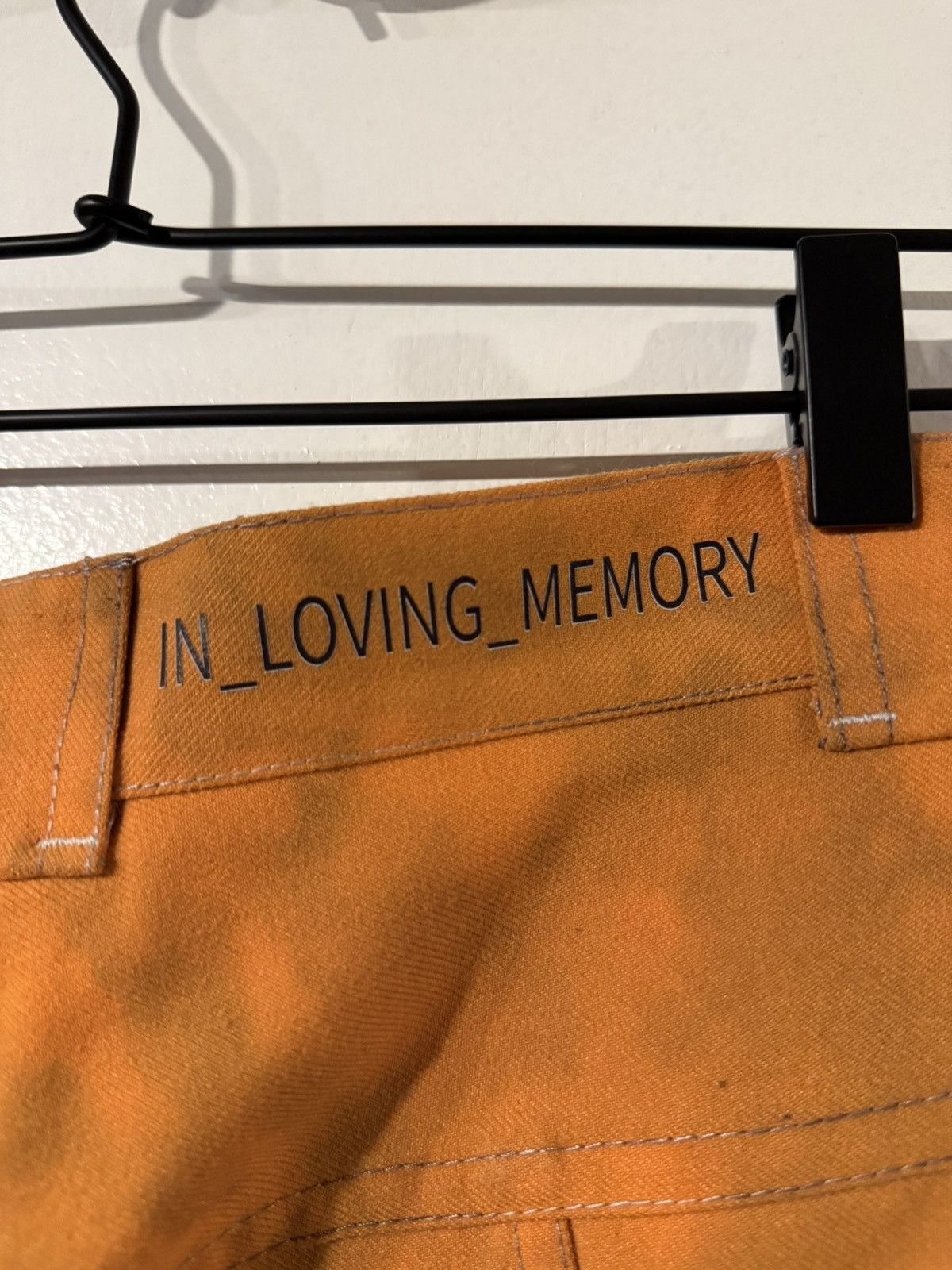 Other In Loving Memory Acid Orange Pants Size US 30 / EU 46 - 8 Thumbnail