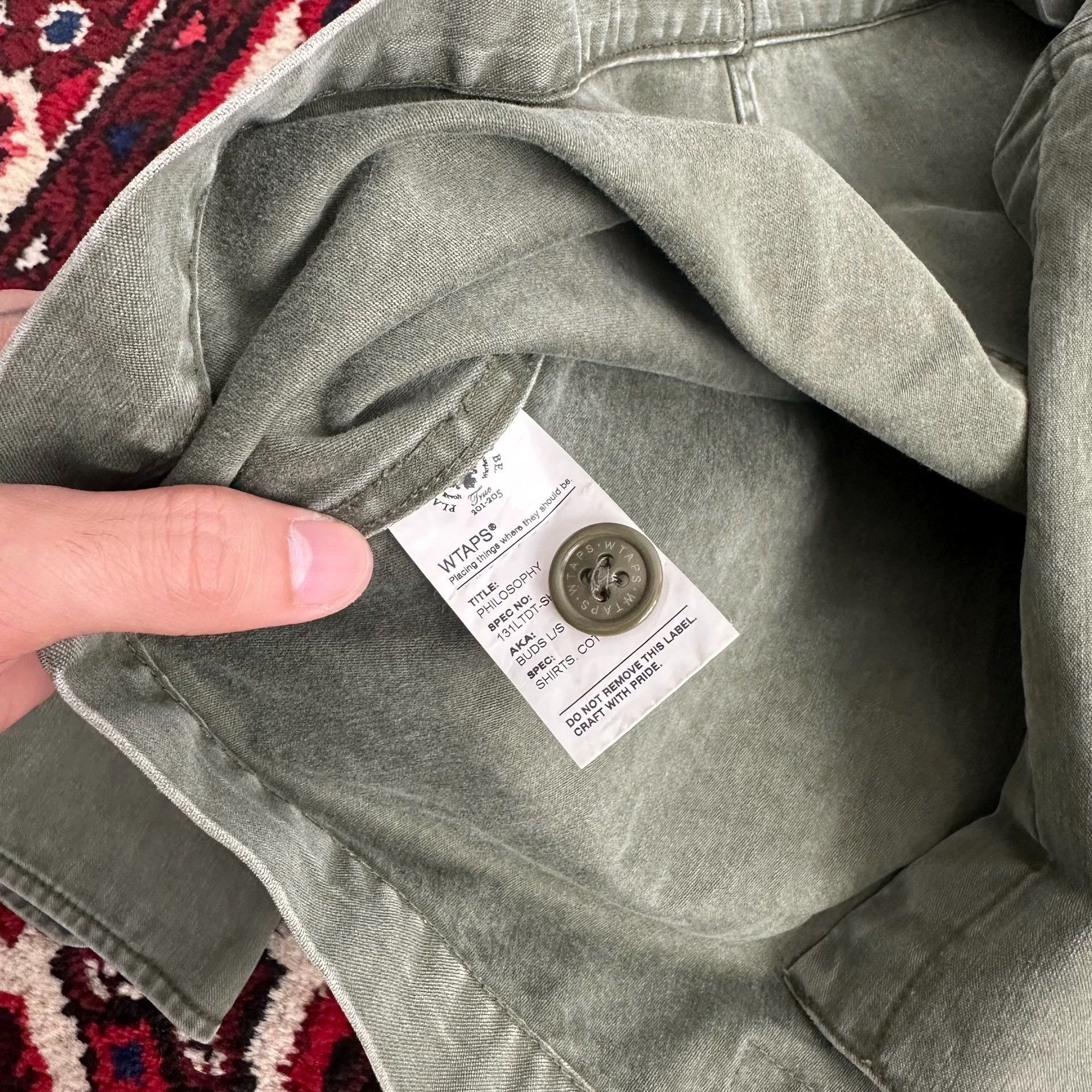 Wtaps wtaps 13ss buds 2pocket shirt m 9.8/10 Size US M / EU 48-50 / 2 - 5 Thumbnail