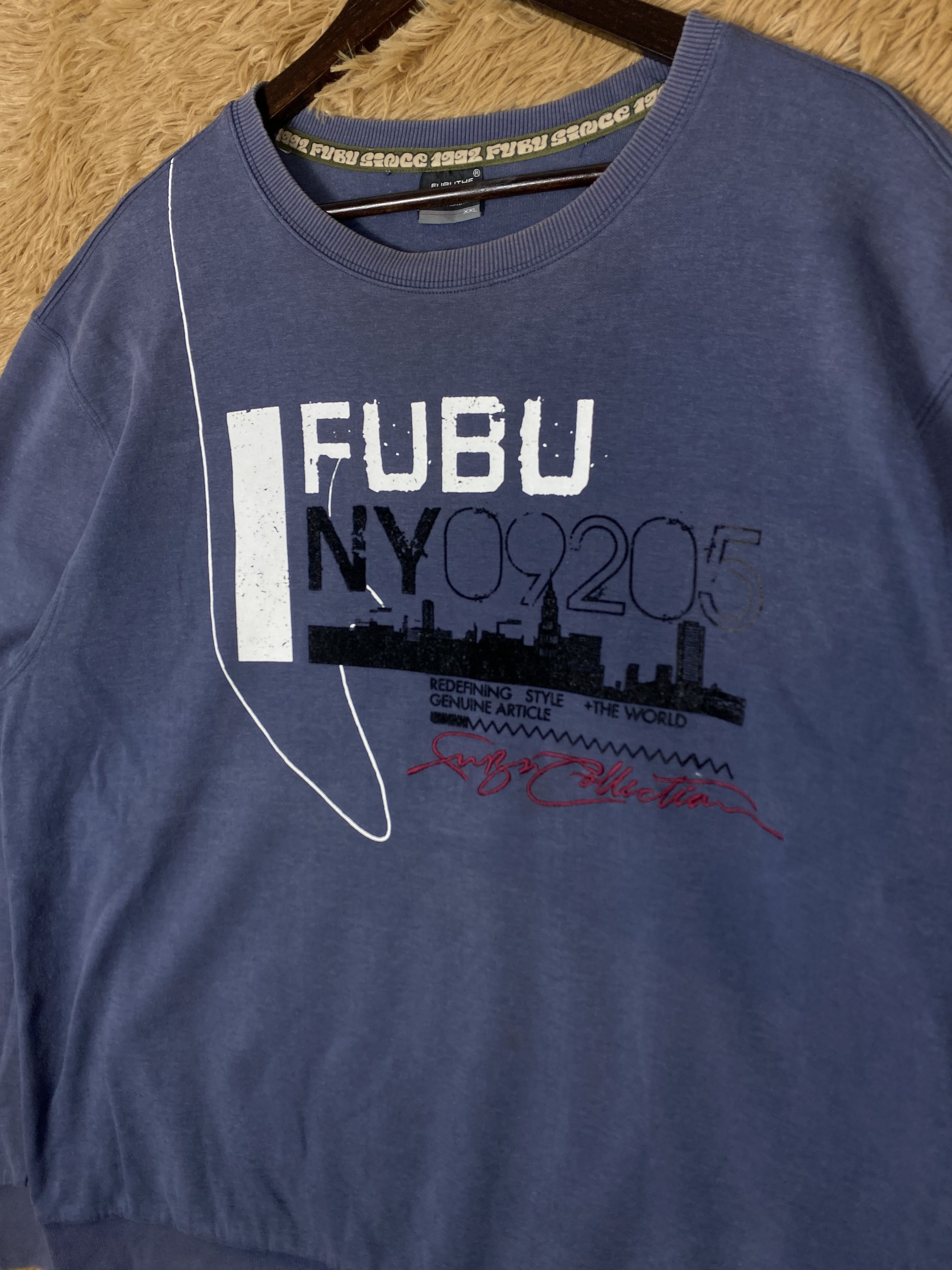 Fubu Vintage Fubu Hip Hop Sweatshirts PS0245 Size US XXL / EU 58 / 5 - 3 Thumbnail