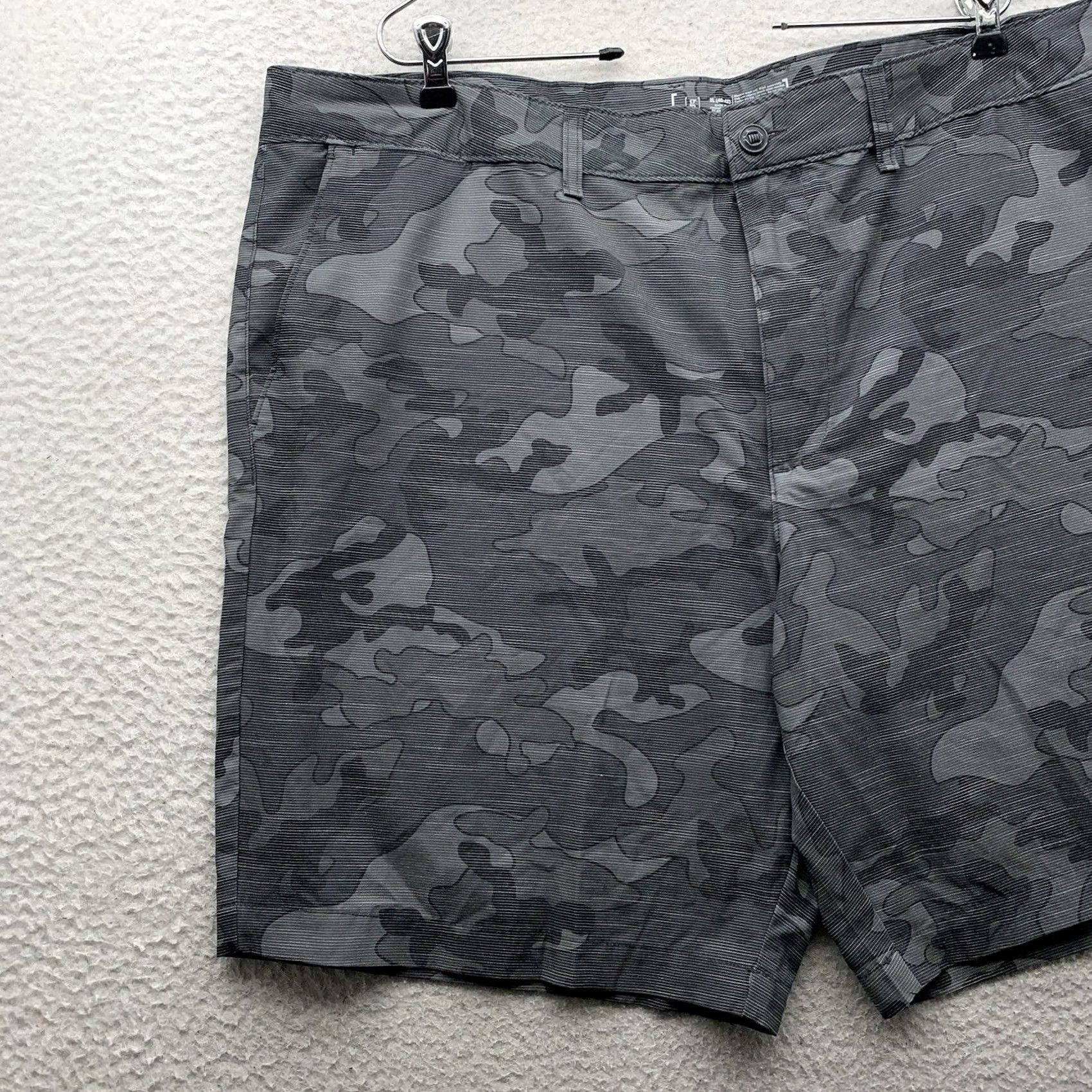 George George Hybrid Swim Shorts Mens XL Gray Camo 9" Golf Summer Beach Pool Dad Size US 36 / EU 52 - 2 Thumbnail