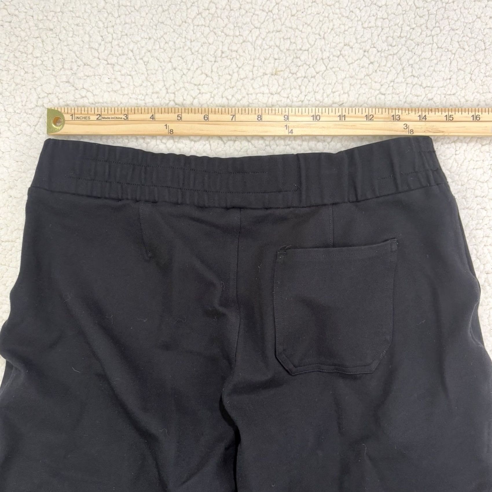 Spanx Spanx The Perfect Pant Ankle Jogger Pants Black Size Large Pull On Tapered Size 36" / US 14 / IT 50 - 7 Thumbnail