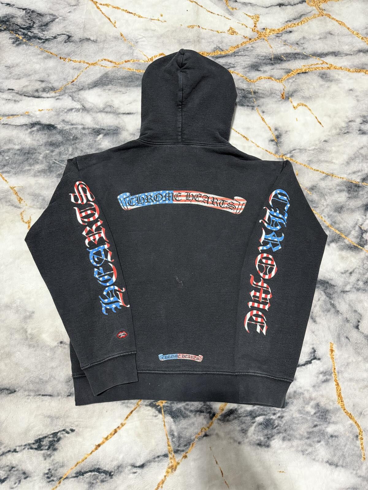 Chrome Hearts Chrome Hearts Matty Boy USA Script Hoodie - S Size US S / EU 44-46 / 1 - 1 Thumbnail