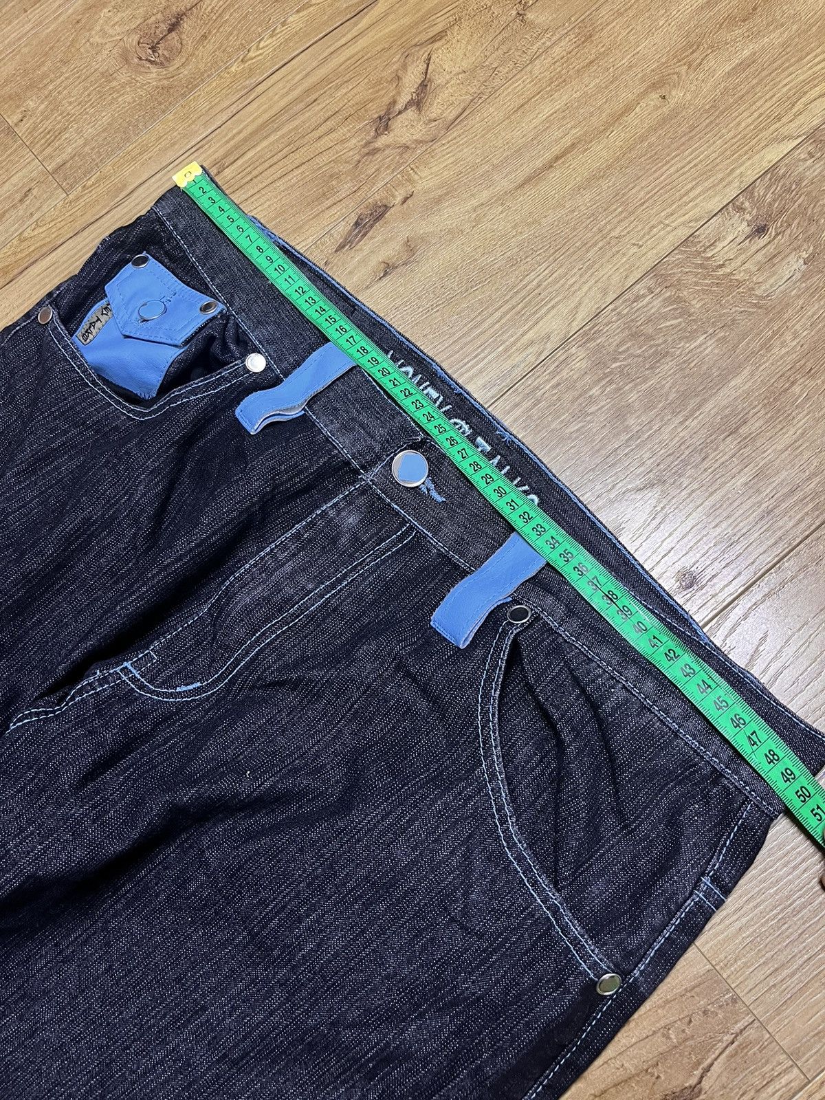 JNCO × Shorty's Skateboards Money Talks JNCO Baggy Denim Pants Size US 36 / EU 52 - 4 Thumbnail