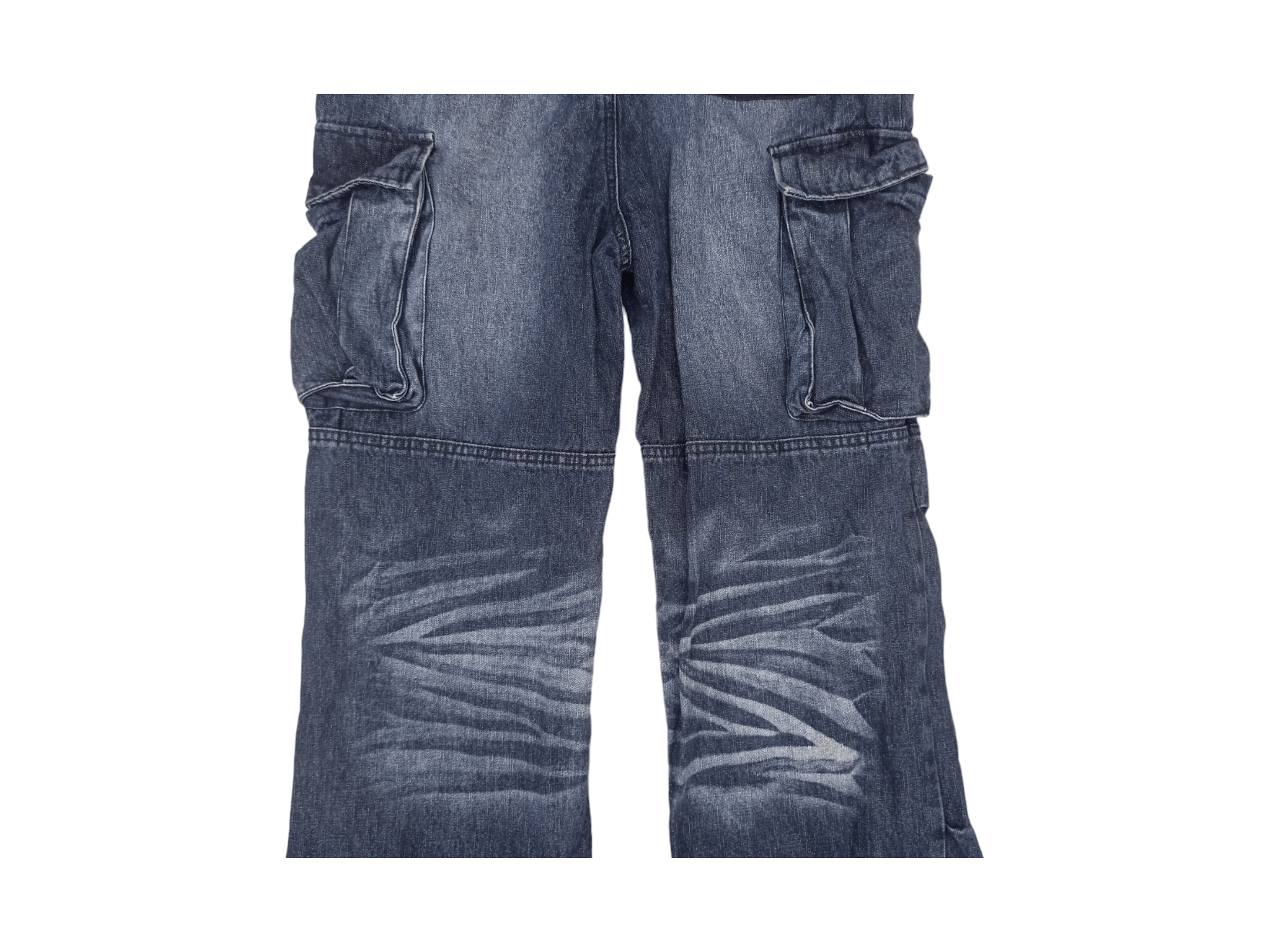 LOWBOX Lowbox 2002 Tactical Multipocket Punk Style Overall Jeans Size US 34 / EU 50 - 7 Thumbnail