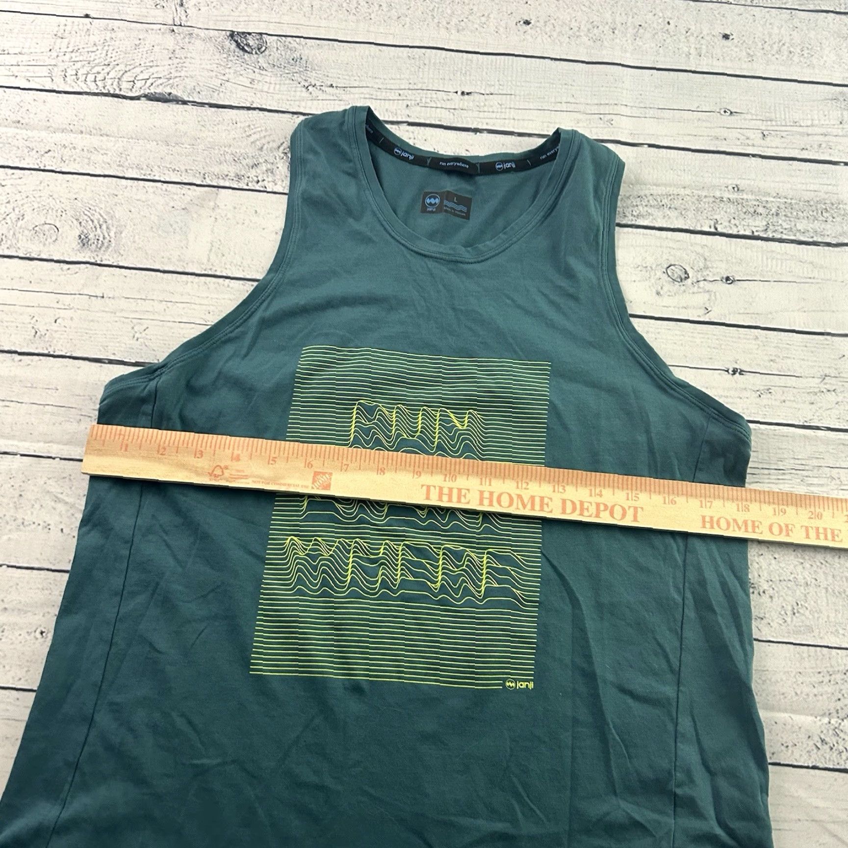 Vintage Janji Run Every Where Athletic Tank Top Women L Green Tank Women Athletic Running Shirt Size L / US 10 / IT 46 - 4 Thumbnail