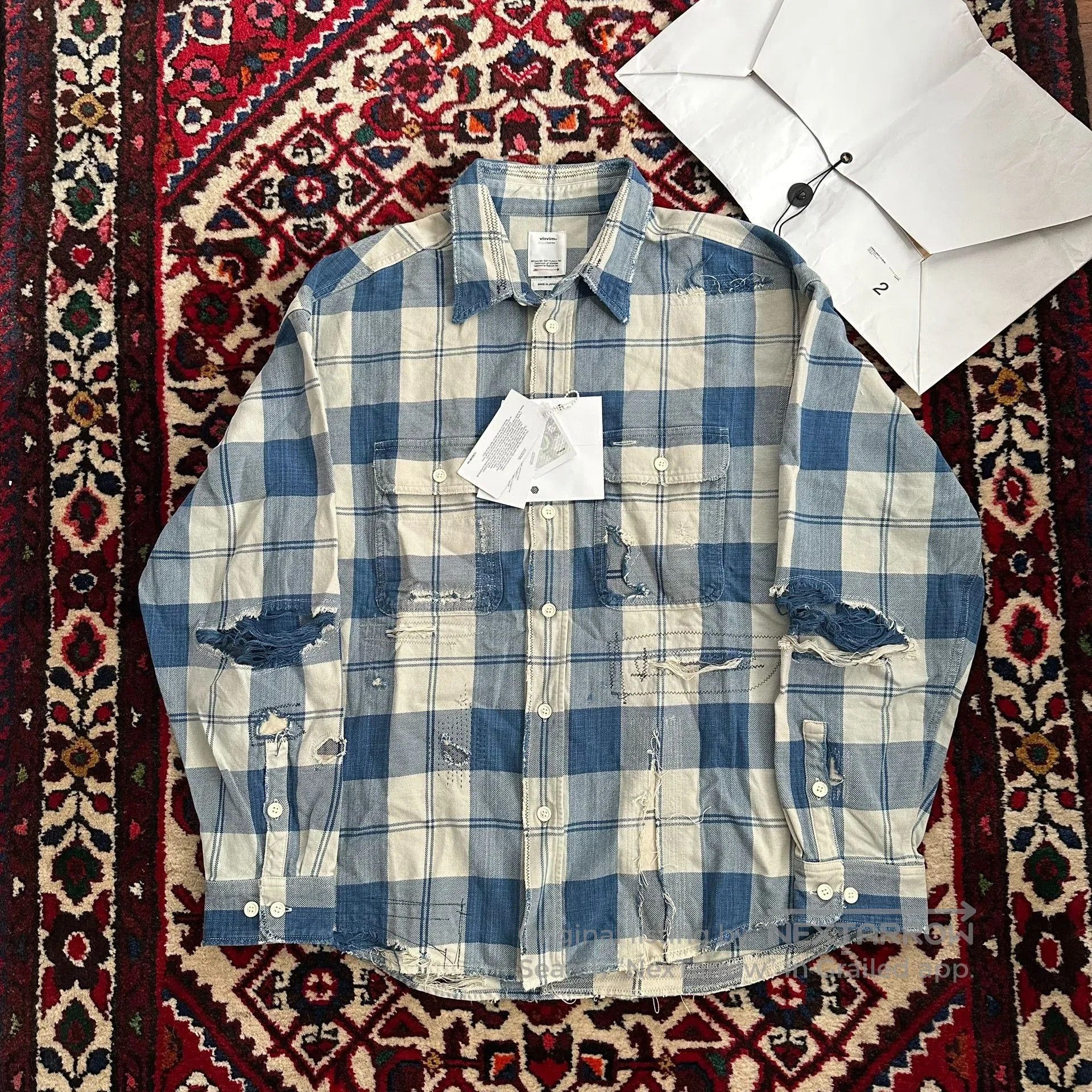 Visvim VISVIM 21SS LUMBER CHECK L/S CRASH. Size US M / EU 48-50 / 2 - 1 Thumbnail