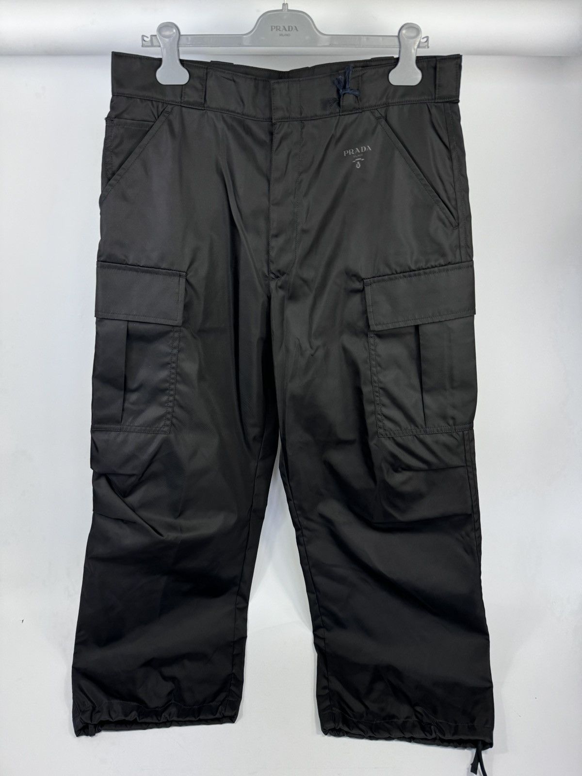 Prada PRADS PANTALONE IDROREATT NYLON CARGO TROUSERS Size US 34 / EU 50 - 1 Thumbnail