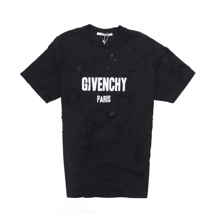 Givenchy Givenchy Distressed Logo Short-Sleeve T-Shirt Size US XS / EU 42 / 0 - 1 Thumbnail
