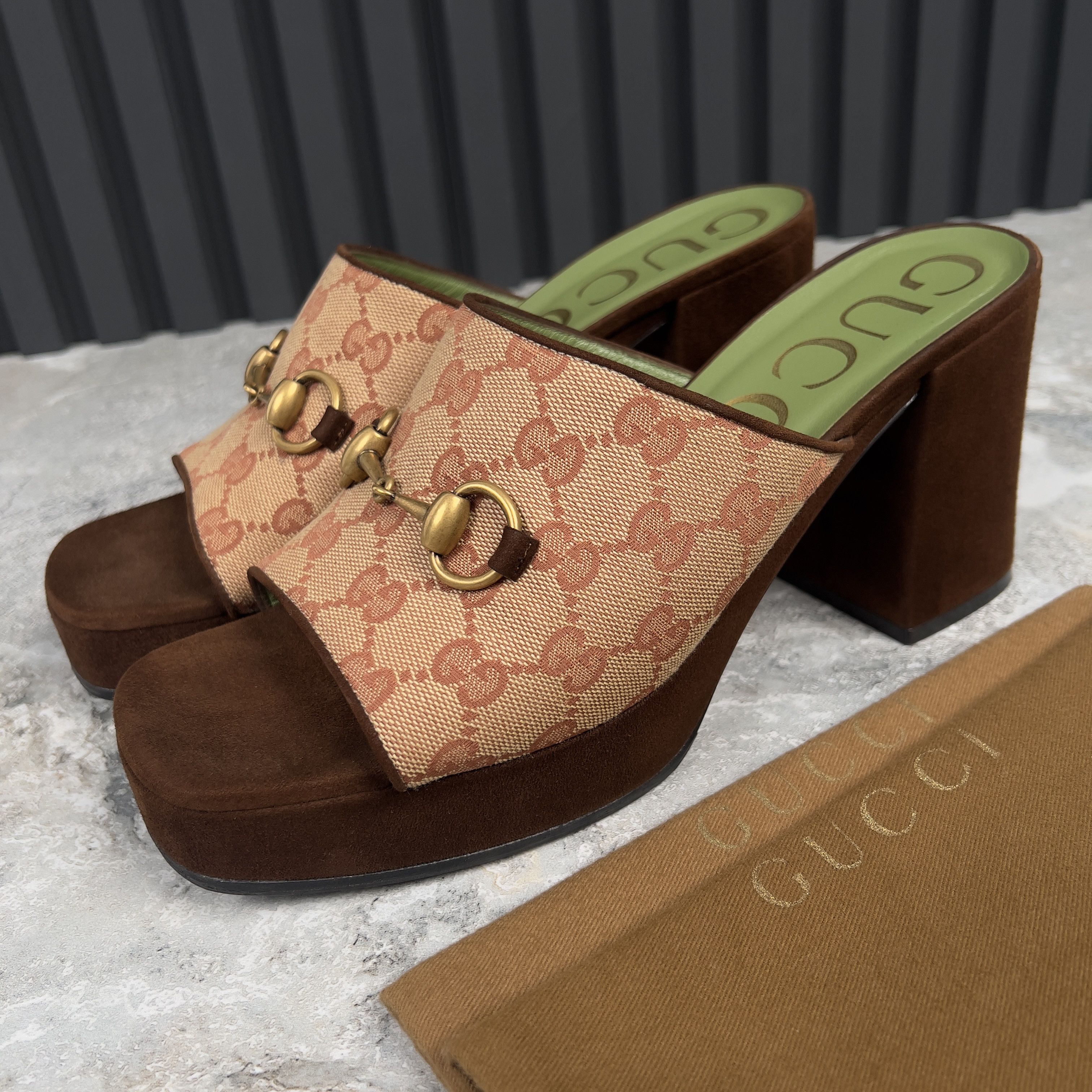 Gucci Princetown Supreme Gg Fabric Mule | Grailed