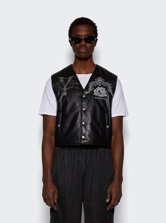 Givenchy o1w1db10325 Snap Vest in Black Size US M / EU 48-50 / 2 - 3 Thumbnail