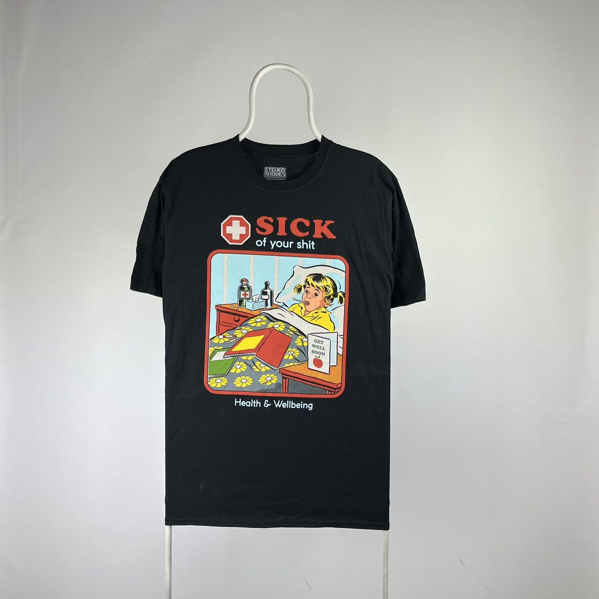 Band Tees Steved Rhodes T-shirt sick of your shit size Large Size US L / EU 52-54 / 3 - 1 Thumbnail