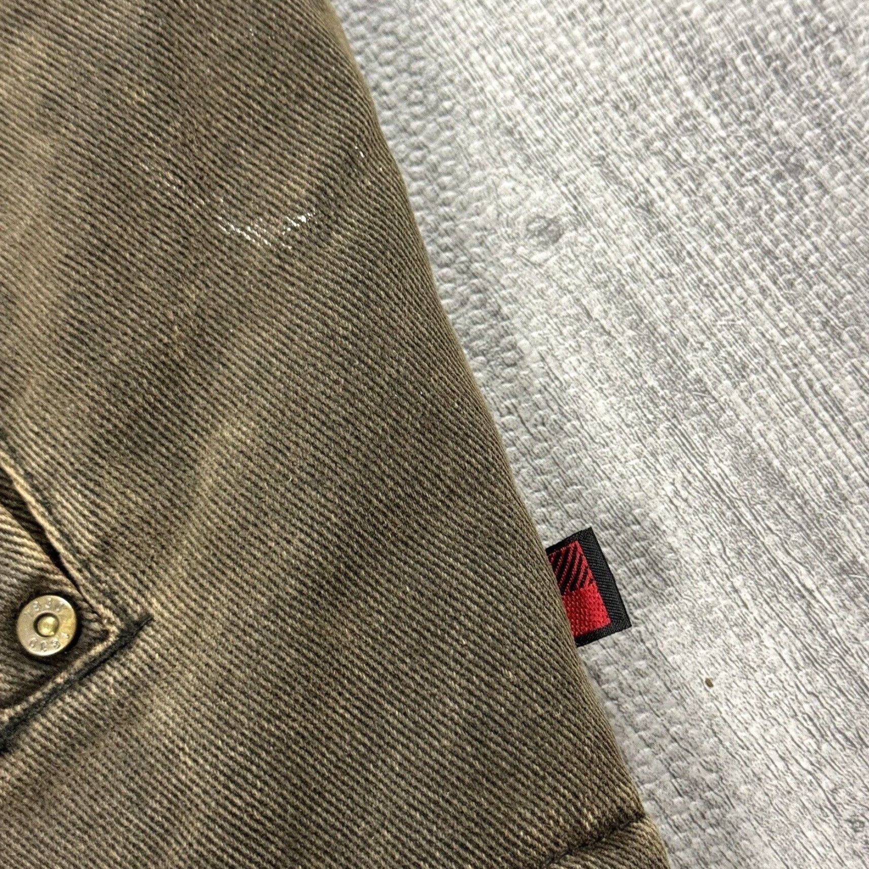 Vintage WOOLRICH Vest Mens SADDLE BROWN Cotton Insulated Sherpa Lined Full Zip XL Woolrich 16016 Woolrich Size US XL / EU 56 / 4 - 4 Thumbnail