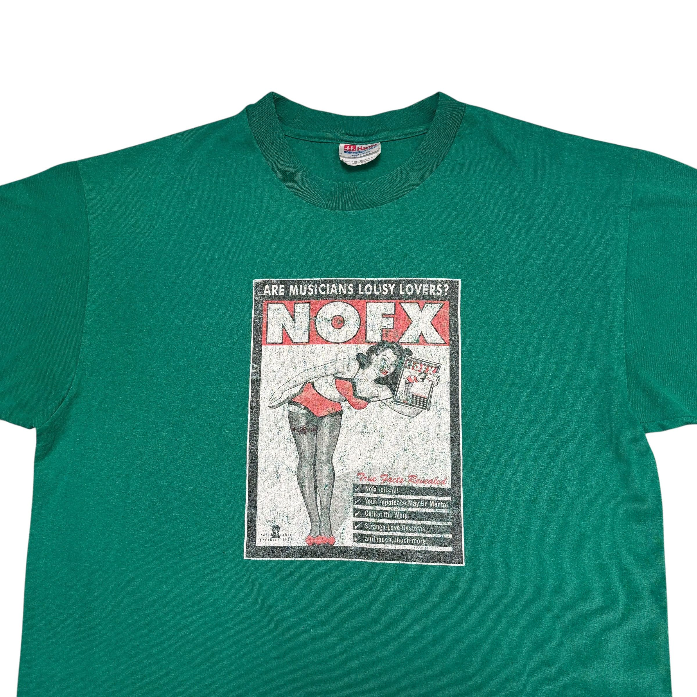 Band Tees Vintage Nofx Shirt 1997 Tour Concert Punk Rock Band Tee Size US L / EU 52-54 / 3 - 3 Thumbnail