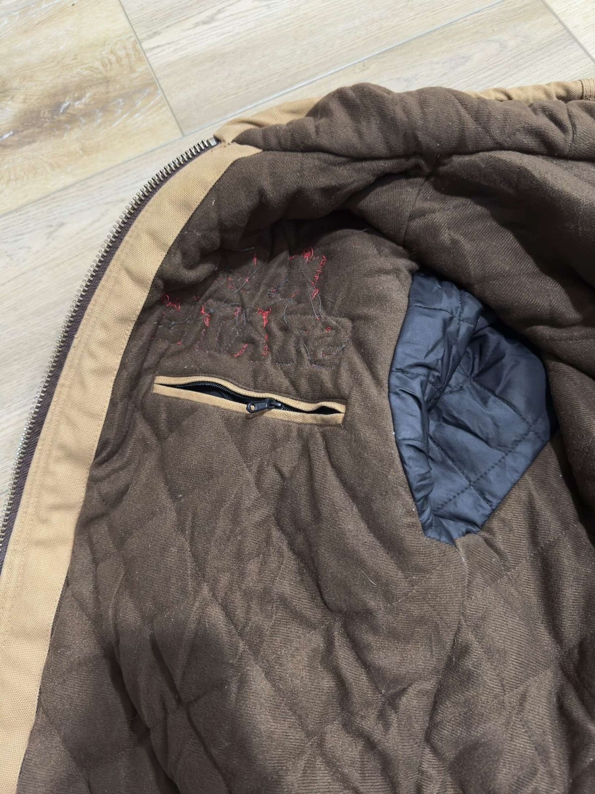 Carhartt × Vintage very rare vintage carhartt work jacket w custom embroidery Size US M / EU 48-50 / 2 - 5 Thumbnail
