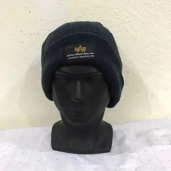 Alpha Industries Alpha Industries Plain Beanie Hat Size ONE SIZE - 3 Thumbnail