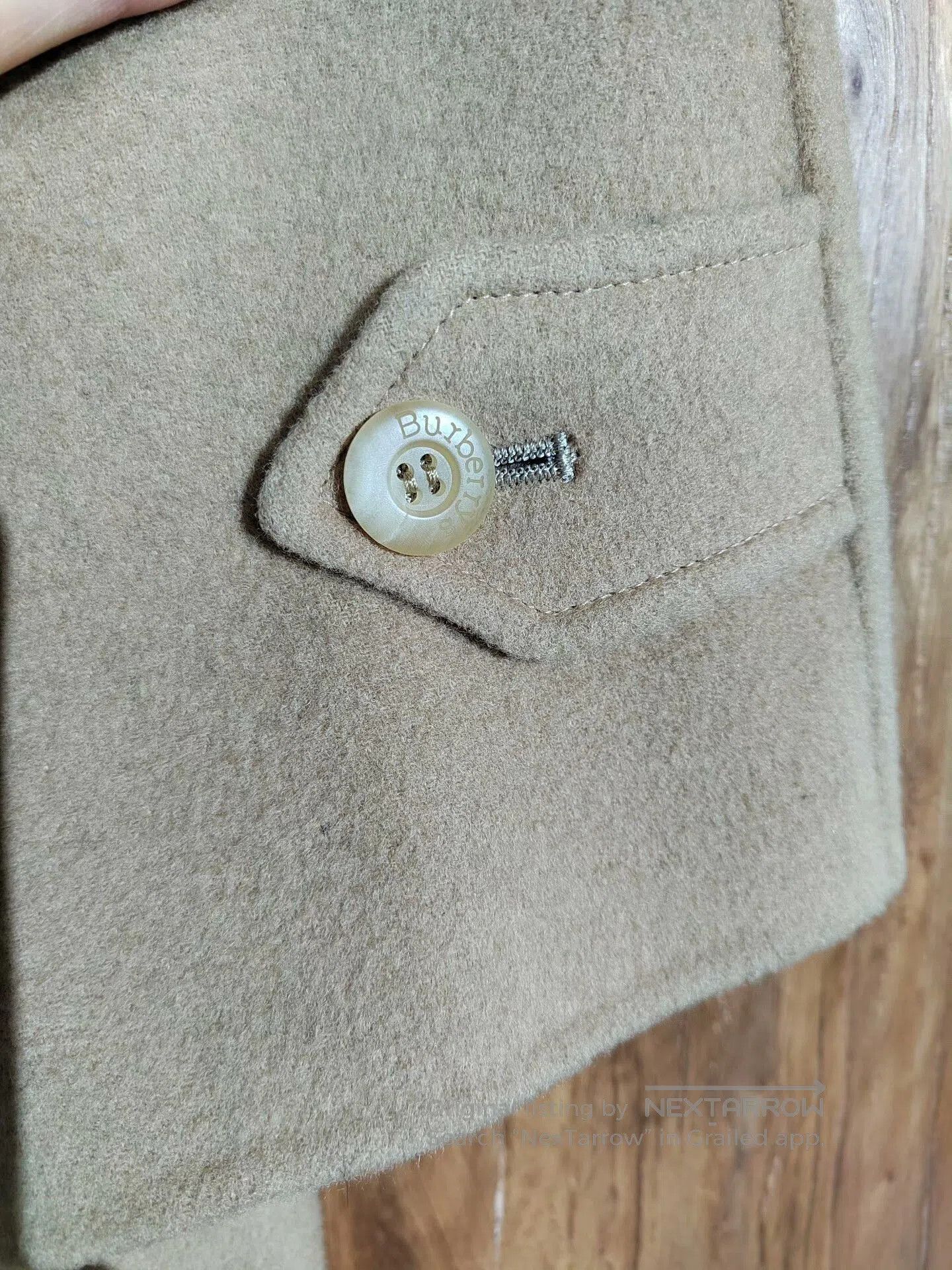 Burberry Burberry Wool Cashmere Coat with Horn Buttons. Size XL / US 12-14 / IT 48-50 - 5 Thumbnail