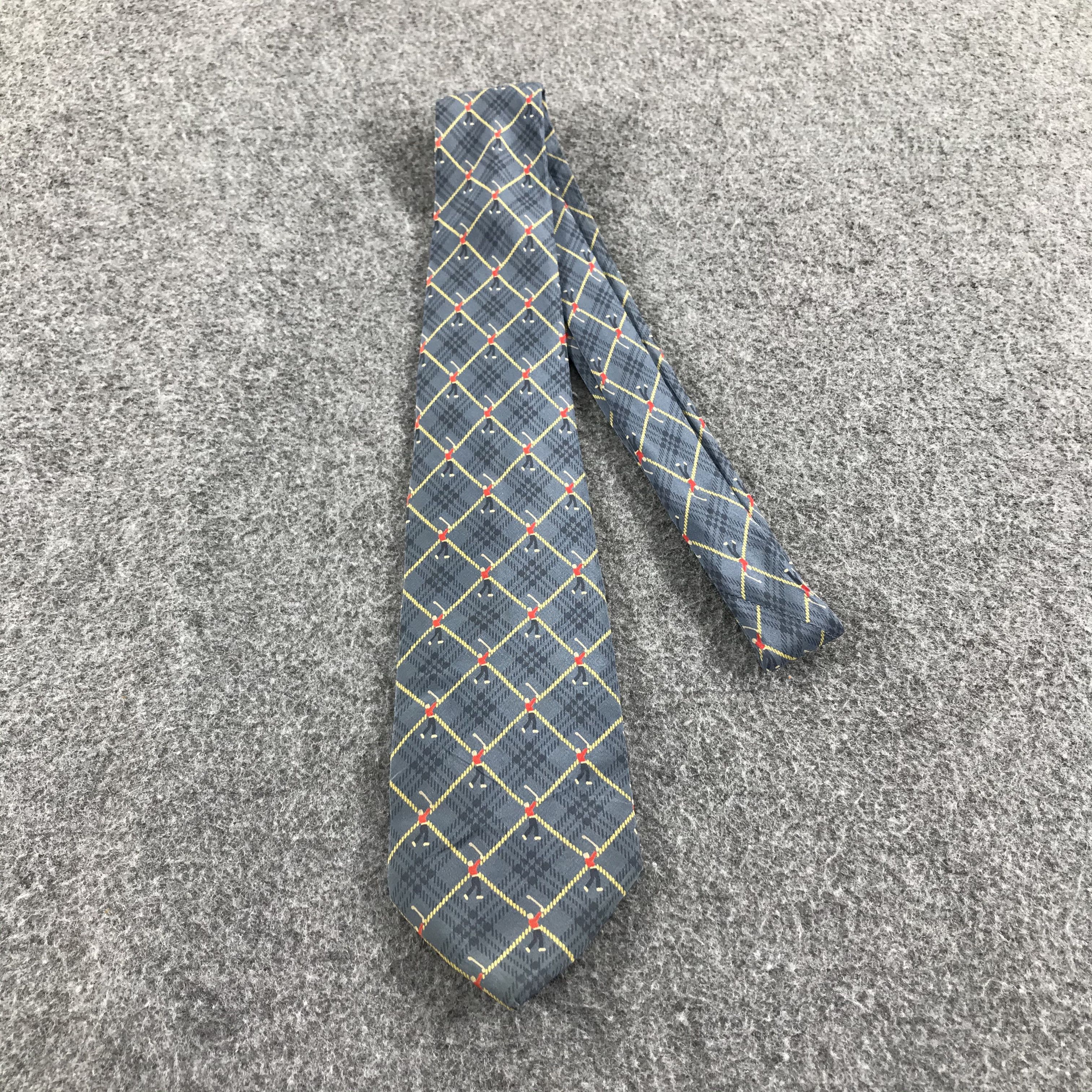Givenchy × Vintage Vintage Givenchy Golfer Silk Neck Ties T19 Size ONE SIZE - 1 Thumbnail