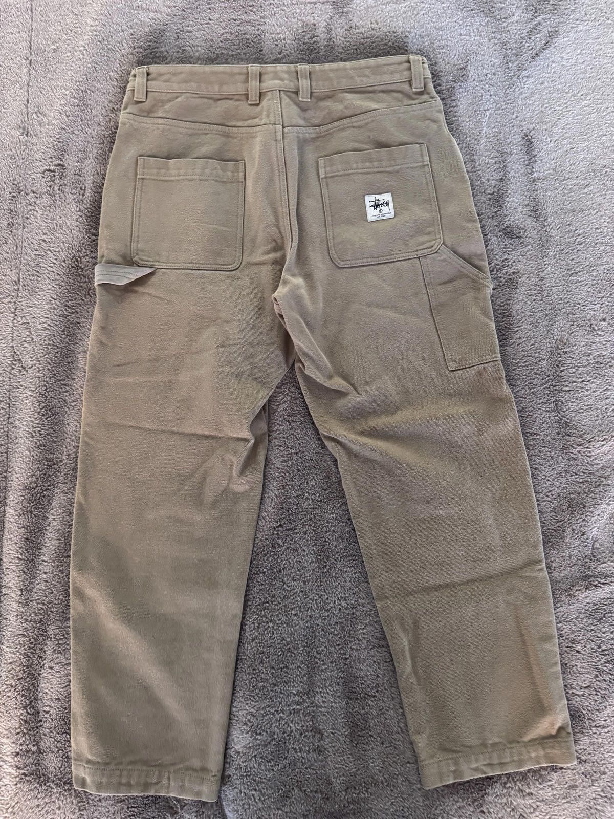 Stussy Stussy Quality Workgear Beige Work Pants Size 32 Size US 32 / EU 48 - 4 Thumbnail