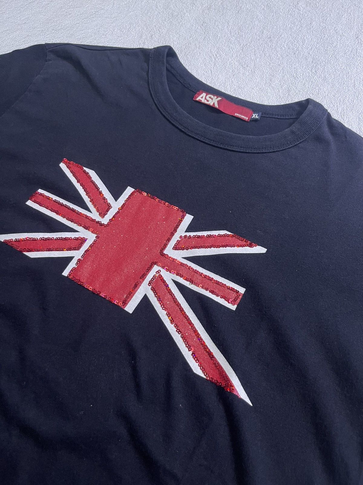 If Six Was Nine Y2K ASK MOTIF FLAG GLITER STYLE Size US L / EU 52-54 / 3 - 3 Thumbnail