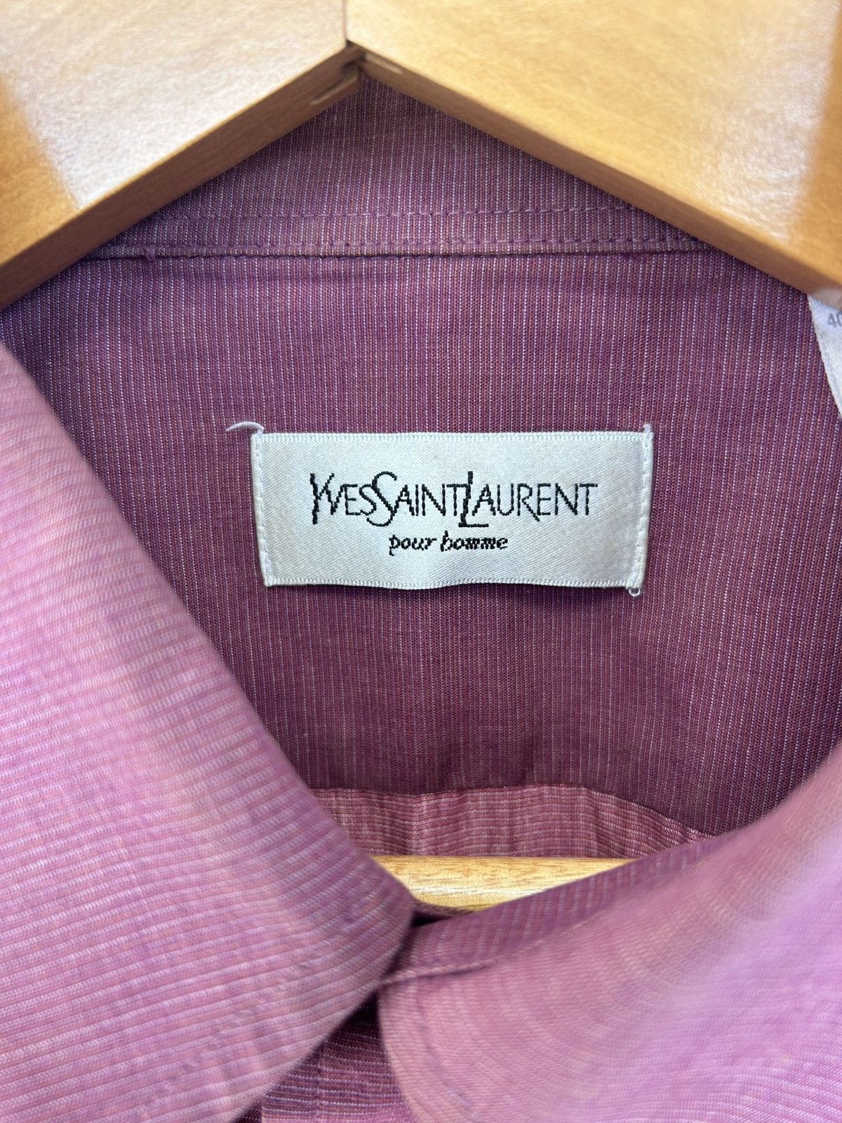 Yves Saint Laurent YSL Vintage Marroon Button Ups Size US XL / EU 56 / 4 - 5 Thumbnail