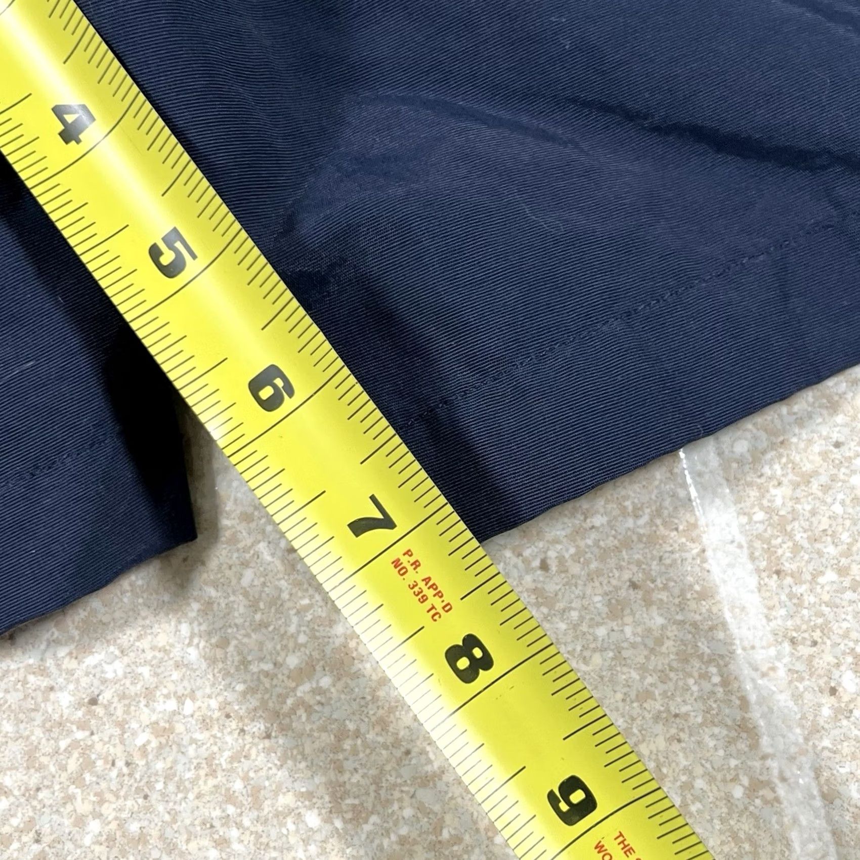 Ralph Lauren VINTAGE Ralph Lauren Chaps Swim Trunks Mens Blue Bathing Suit Bottom L Adults Large White Blue Size 42R - 6 Thumbnail