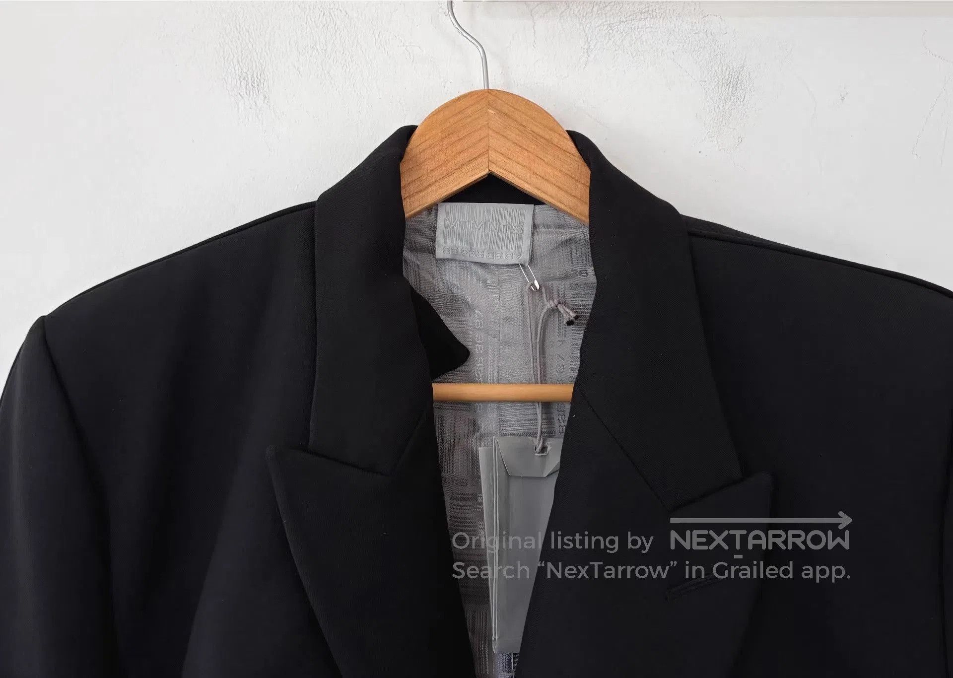 Vetements Black Layered Collar Blazer. Size US M / EU 48-50 / 2 - 2 Thumbnail