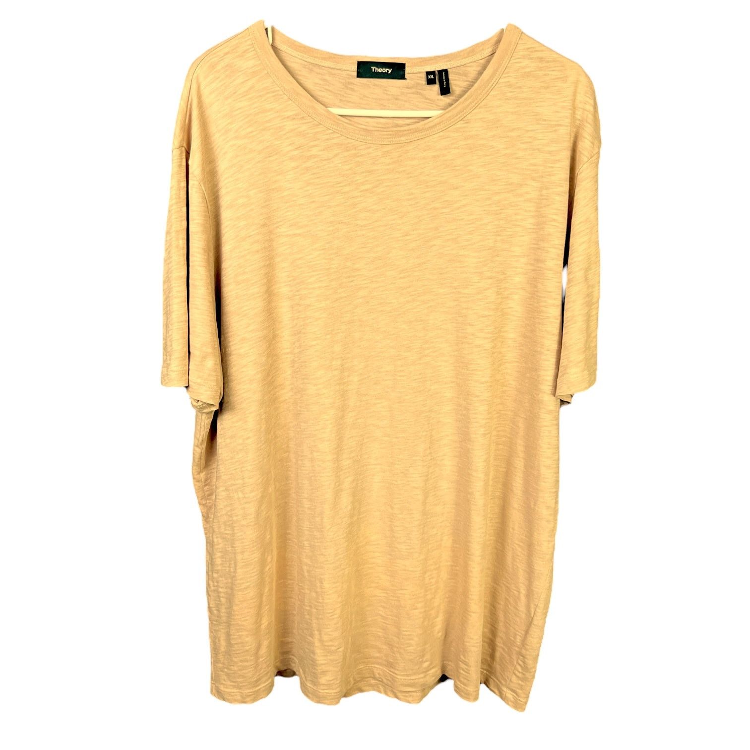 Theory Men's Theory Crewneck T-Shirt Light Brown - XXL - $95 Retail Size US XXL / EU 58 / 5 - 1 Thumbnail