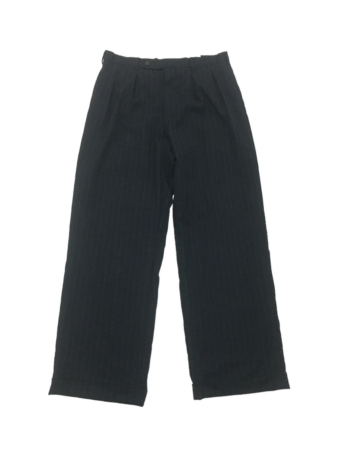 image of Margaret Howell Margaret Howel Pinstripe Lightwool Pants in Black, Men's (Size 32)