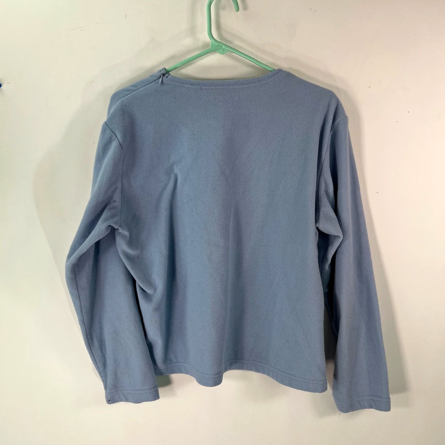 Eddie Bauer Eddie Bauer Womens Round Neck Long Sleeves Blue Fleece Pullover Sweaters XL Regular Size Pullover Casual WomensEM Size XL / US 12-14 / IT 48-50 - 2 Thumbnail