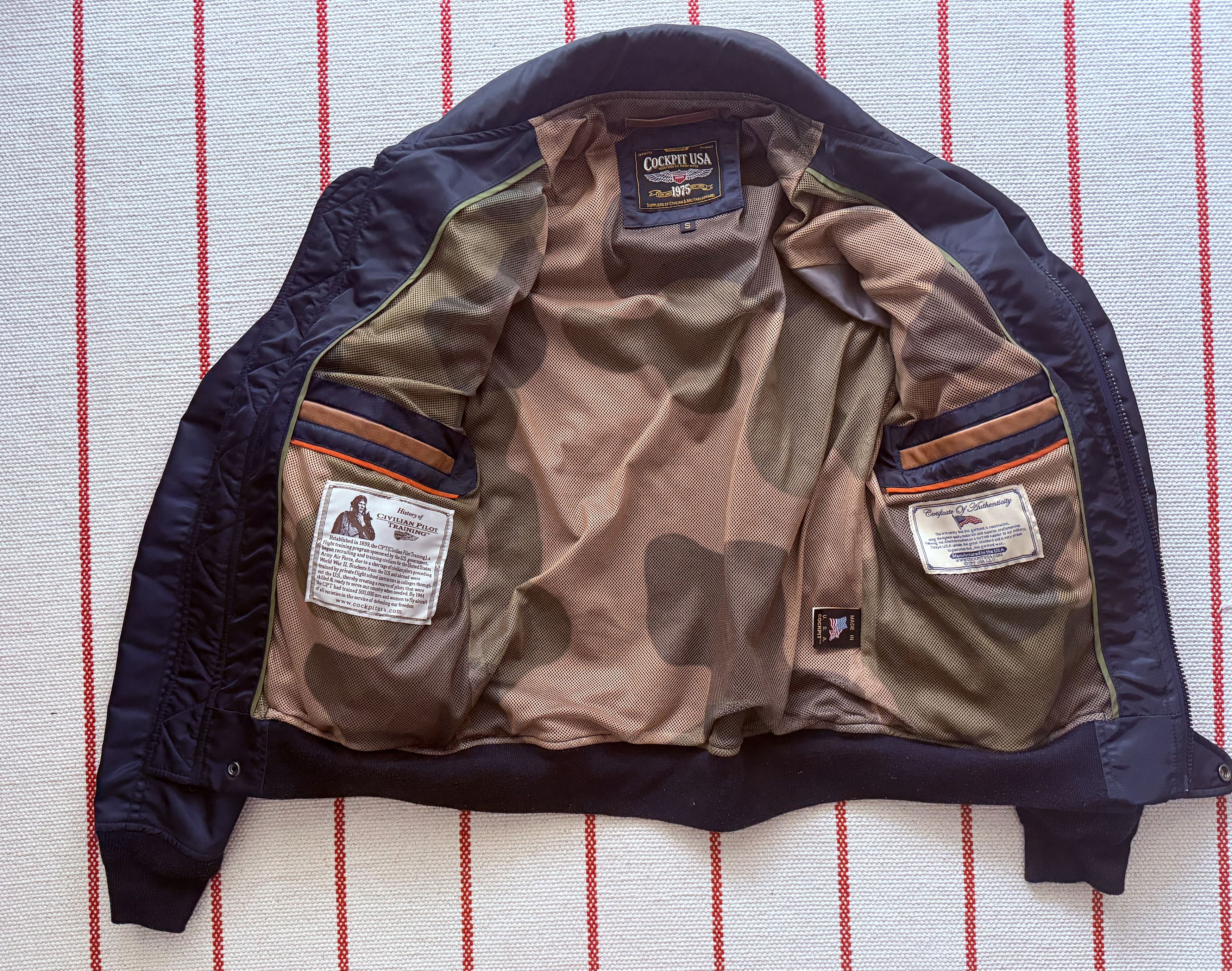 Cockpit USA M-86© Flight Bomber Jacket Size US S / EU 44-46 / 1 - 3 Thumbnail