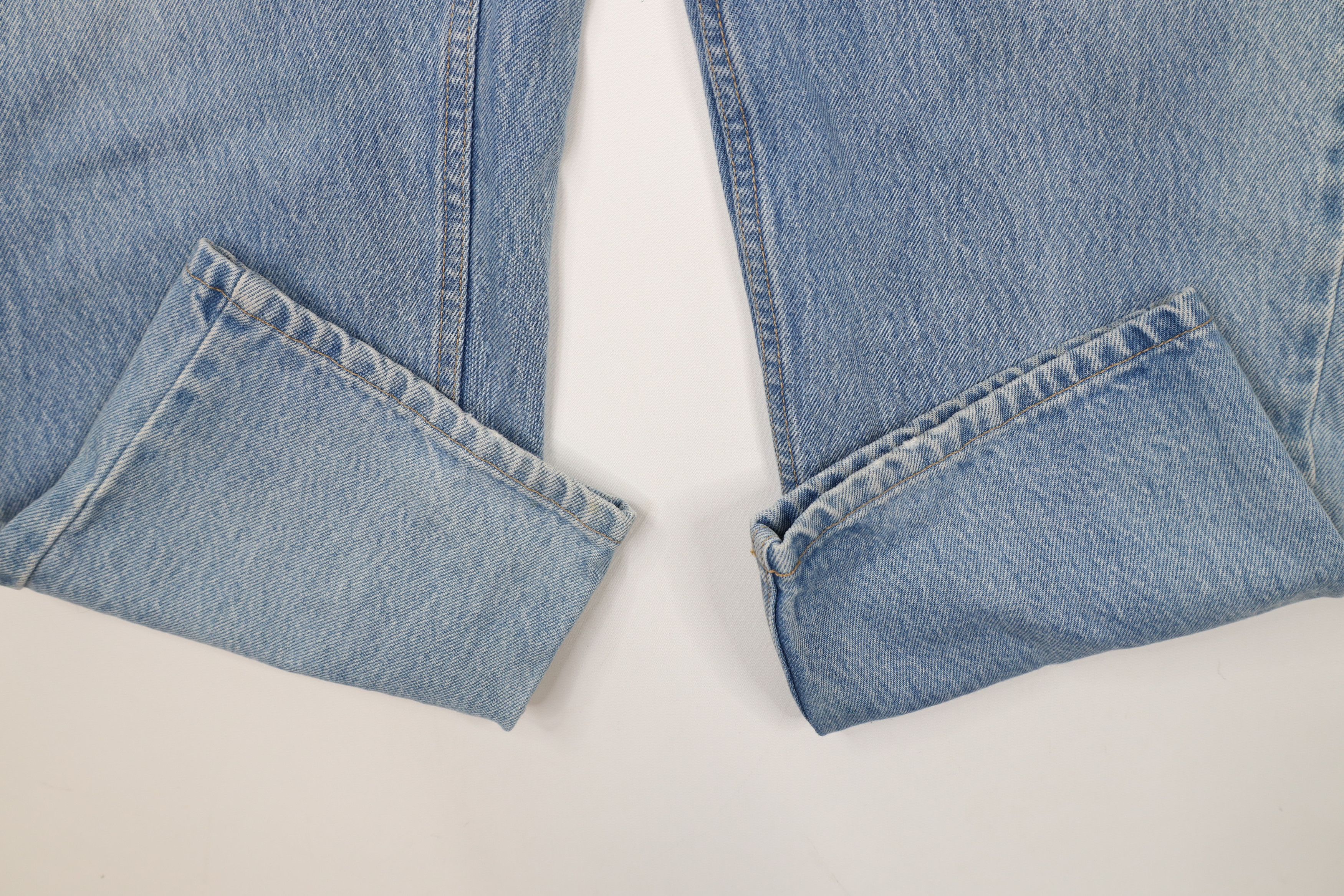 Lands' End × Vintage Vintage 90s Lands End Relaxed Tapered Leg Denim Jeans Blue Size US 36 / EU 52 - 5 Thumbnail