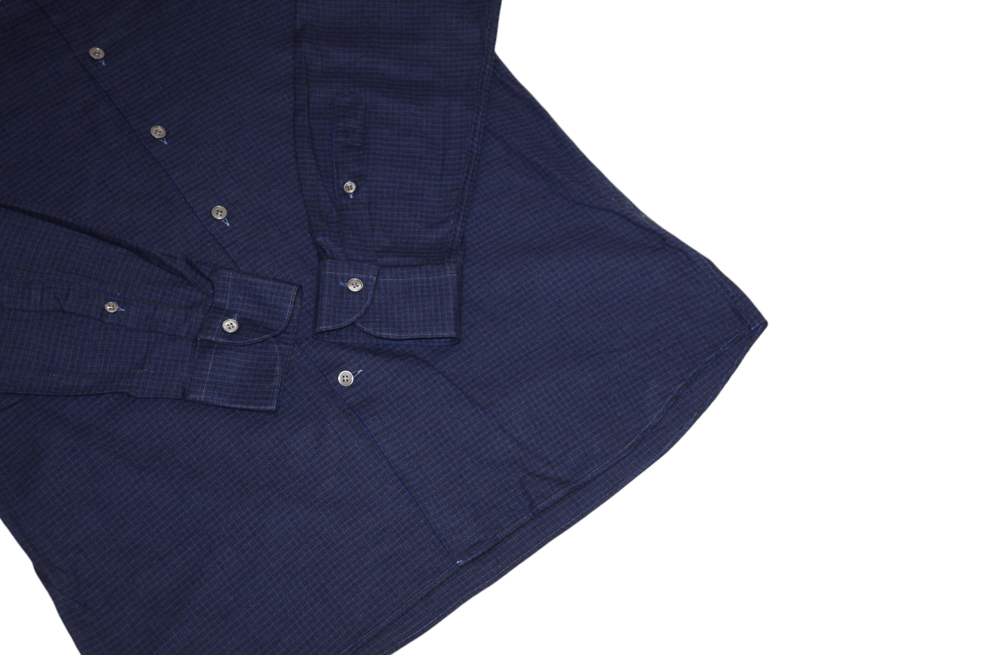 Barba Napoli Artu Napoli Club-collar Checkered Flannel Casual Shirt Size US XL / EU 56 / 4 - 7 Thumbnail