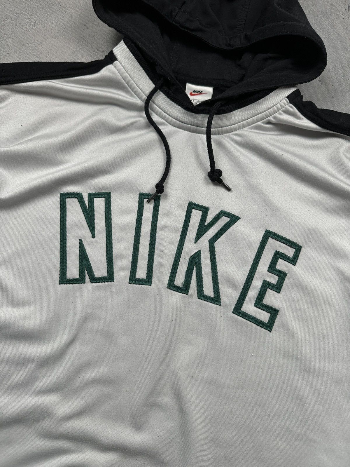Nike Vintage Nike 00s Y2K Black White Track Suit Hoodie Pants Set Size US 34 / EU 50 - 11 Thumbnail